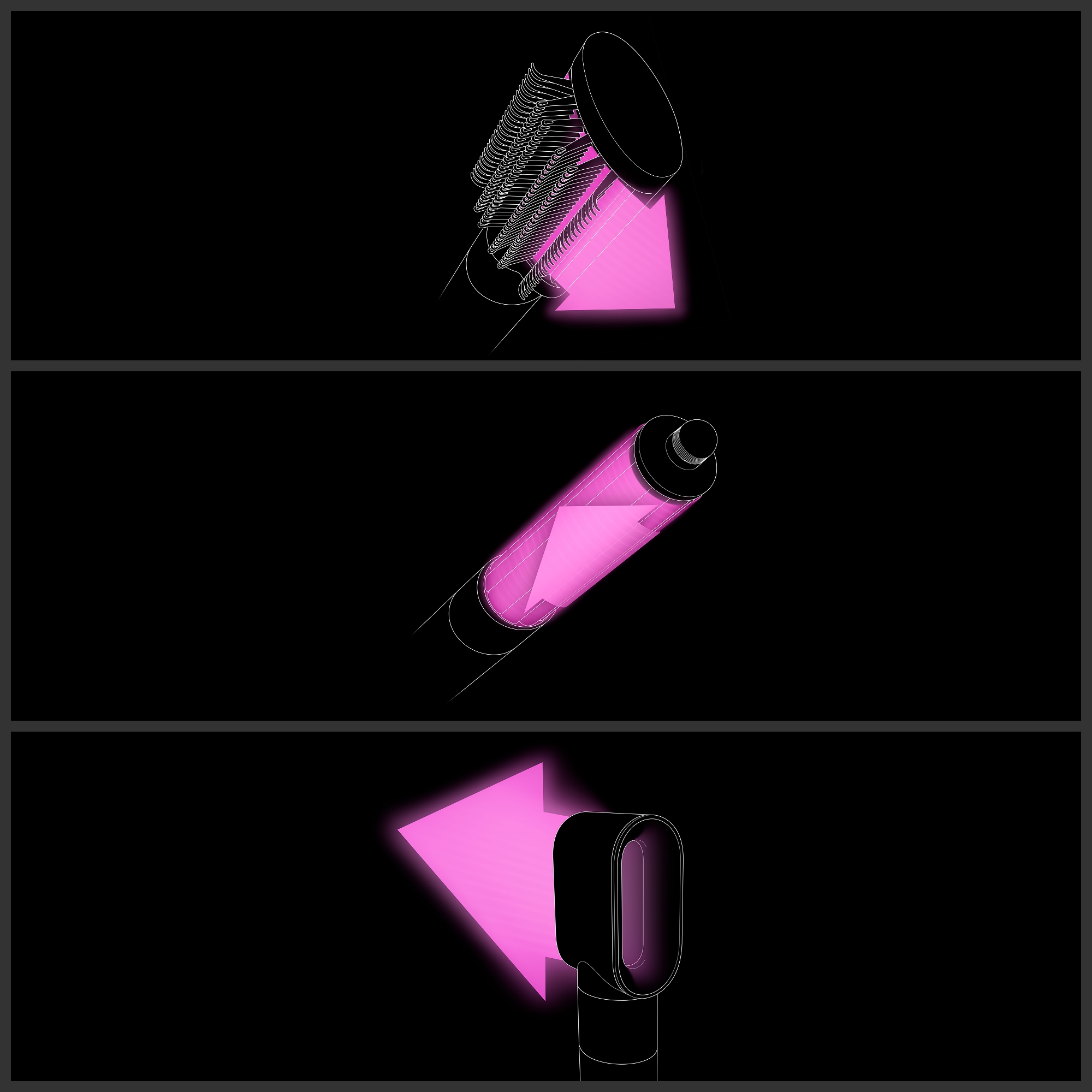 DYSON Multihaarstyler »Airwrap Origin™ Multi-Haarstyler und - trockner, Nickel Kupfer« 3 Aufsätze