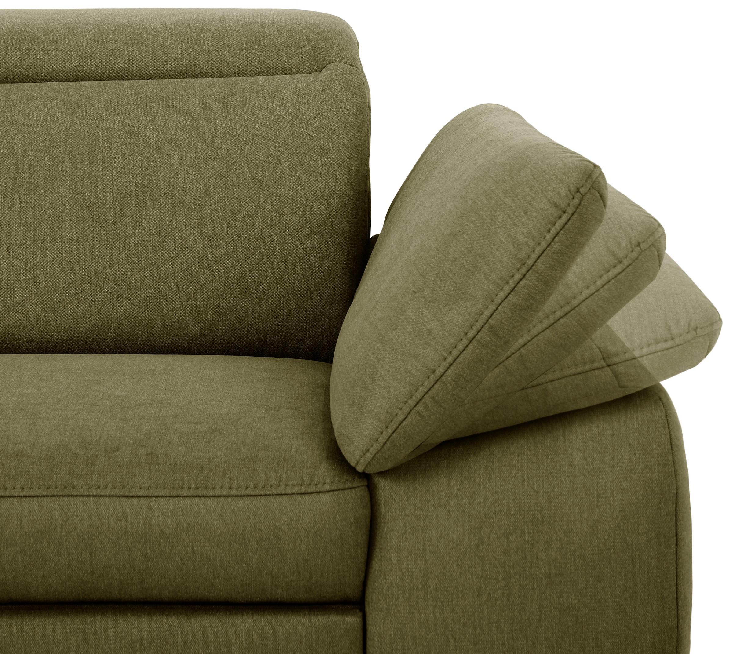 Home affaire Ecksofa »Mauritius L-Form«, mit Ottomane, mit Kopfteil- und Armlehnverstellung
