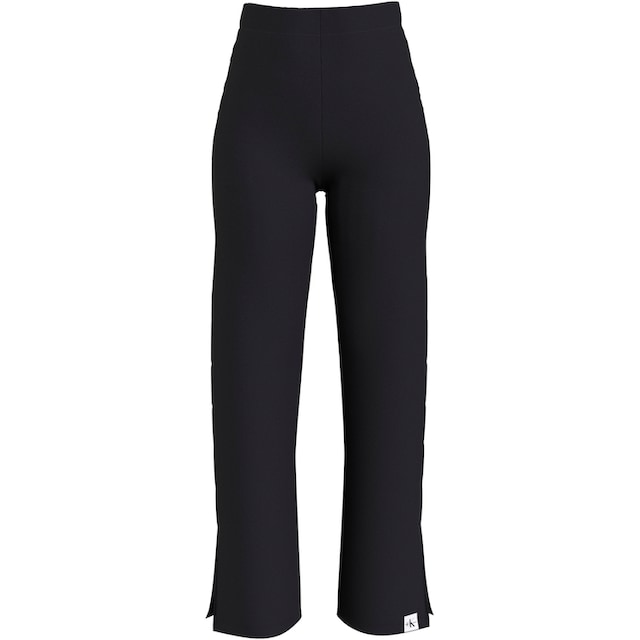 Calvin Klein Jeans Sweatpants »TAB SPLIT STRAIGHT RIB PANTS« für kaufen |  BAUR