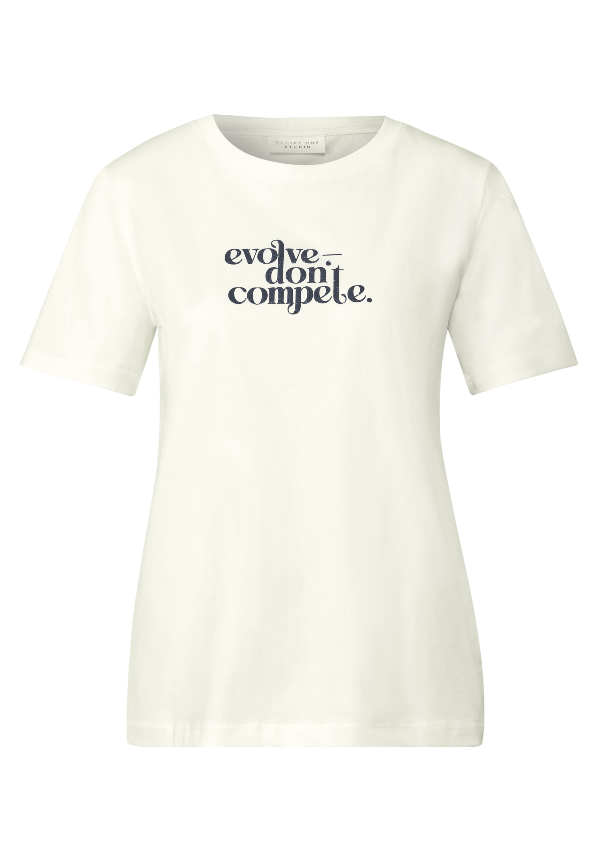 STREET ONE STUDIO T-Shirt, aus reiner Baumwolle