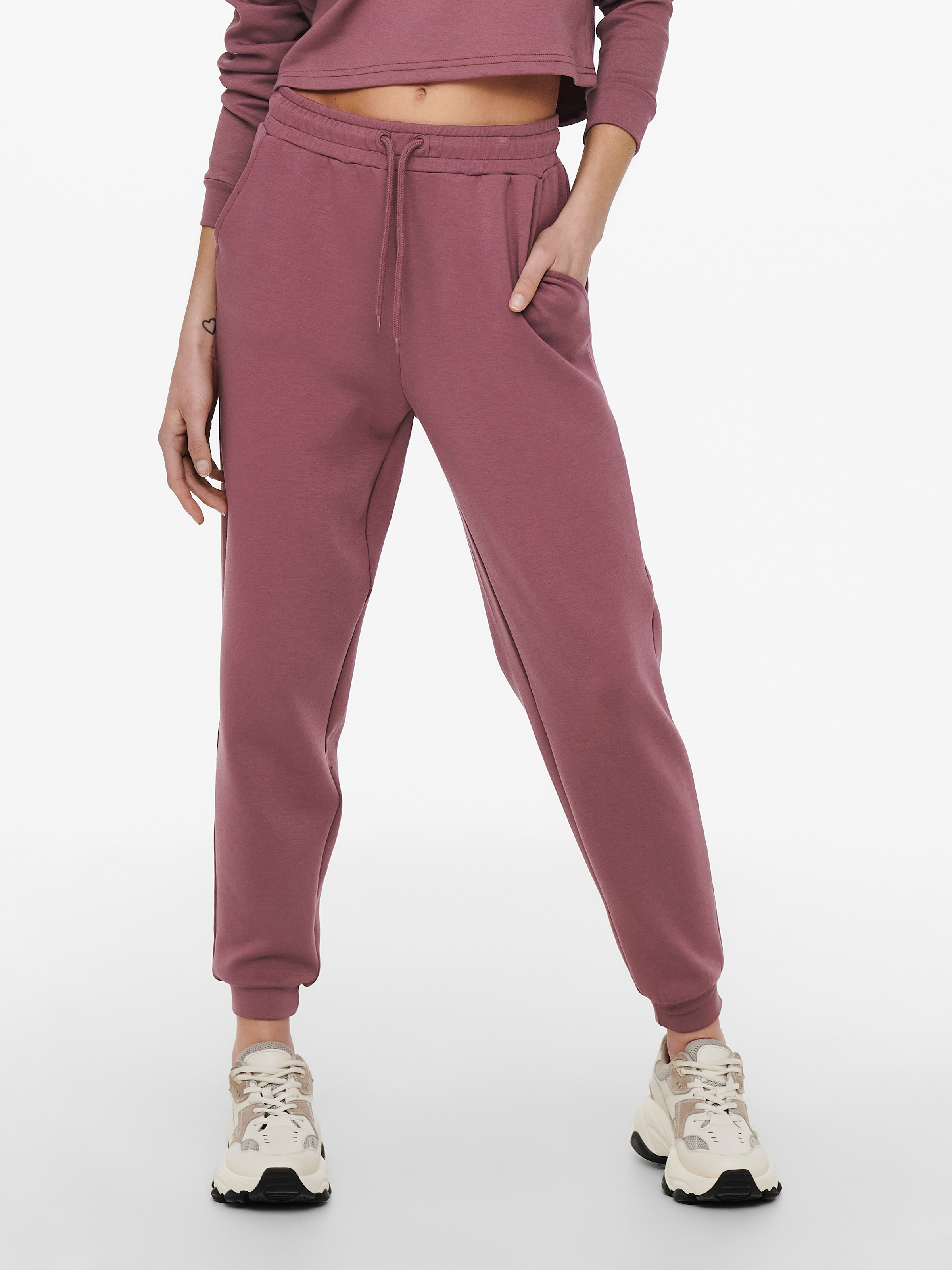 ONLY Play Sweathose "ONPLOUNGE HW SWEAT PNT - NOOS" mit Kordelzug günstig online kaufen