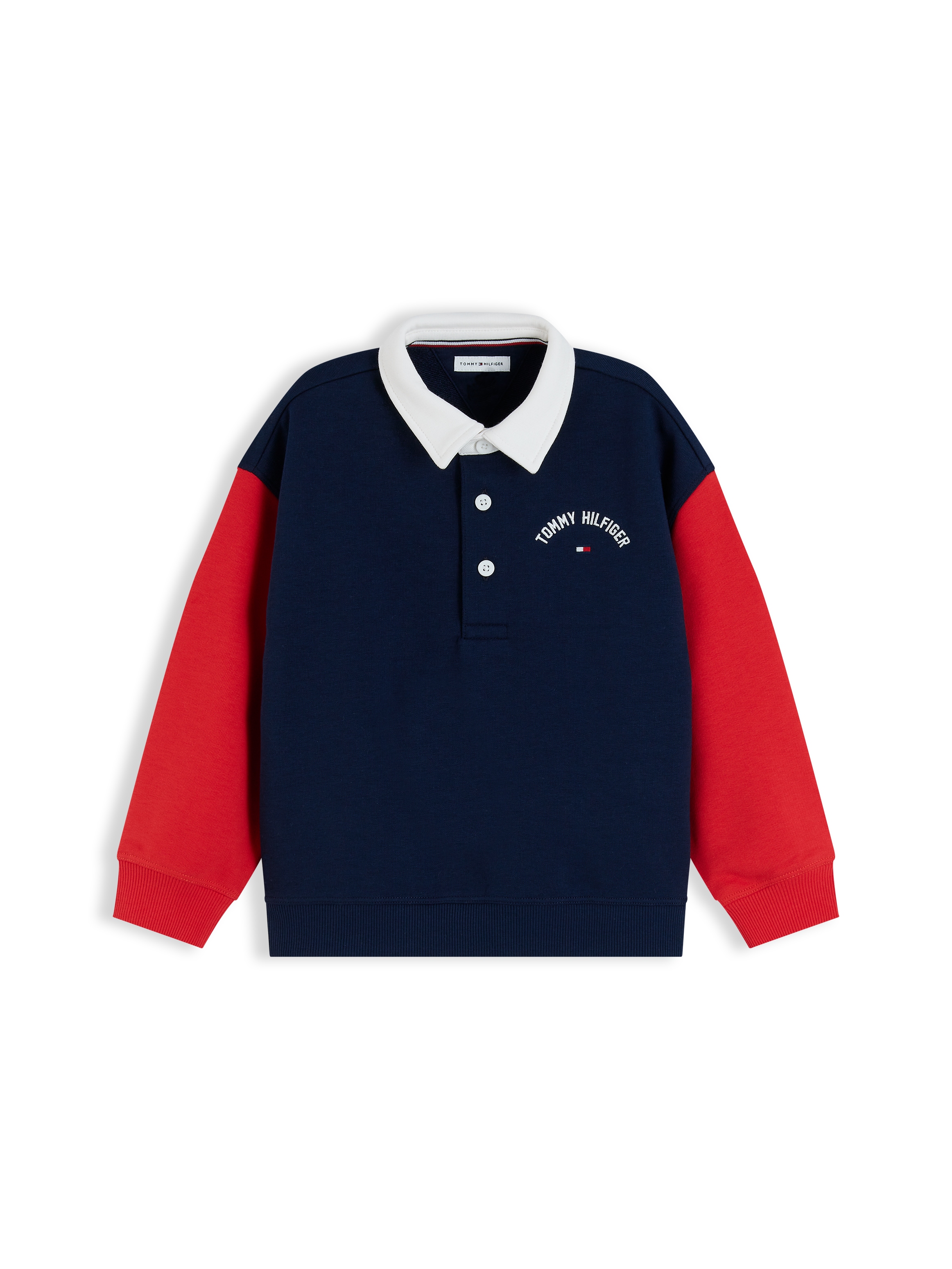 Tommy Hilfiger Sweatshirt , Polokragen & Knopfleiste, für Kinder
