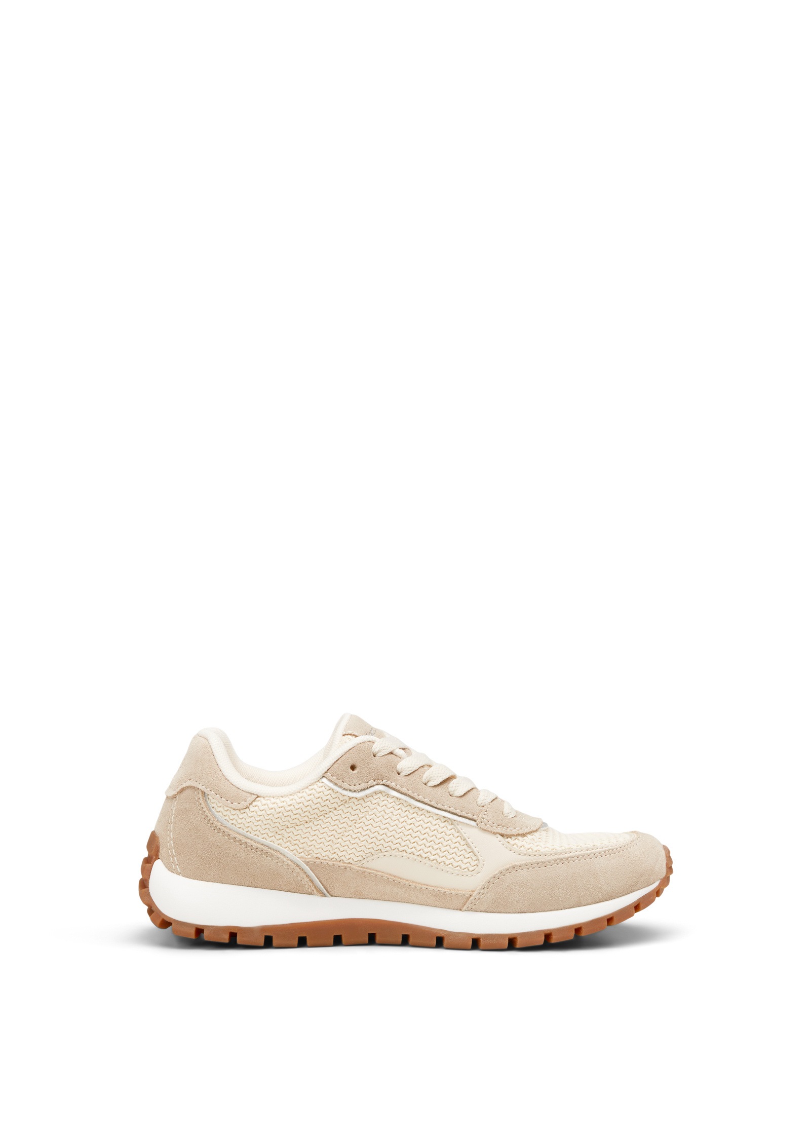 Marc O'Polo Sneaker »aus Rindleder mit Strickeinsatz«
