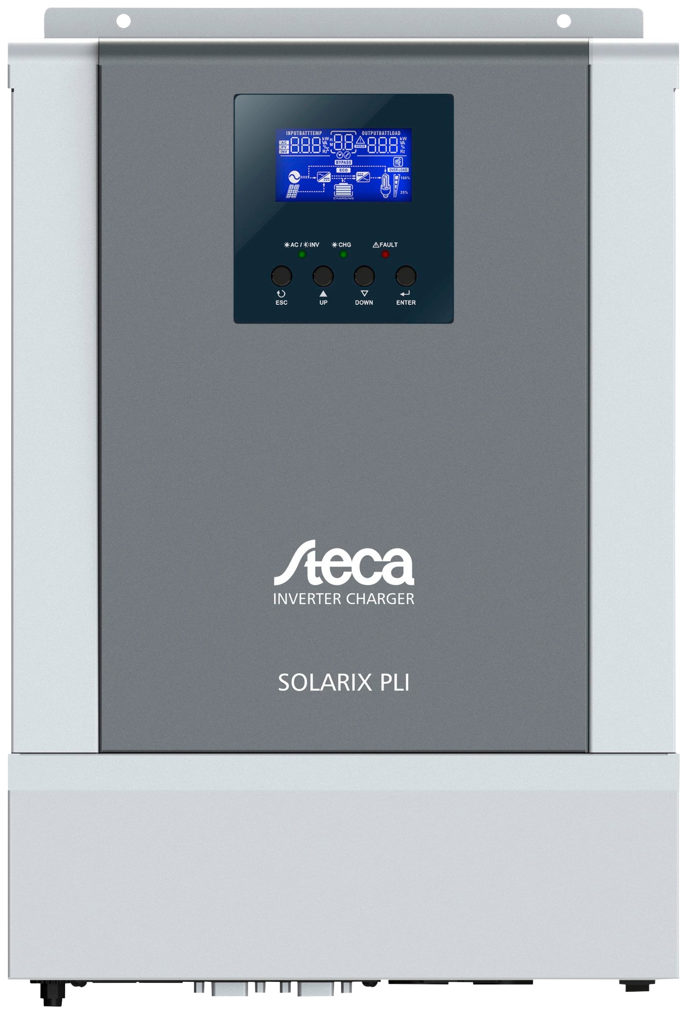 Steca Solarladegerät »Solarix PLI 1000-12«, 1200 W, 12 VDC, 230 VAC, 40-65 Hz