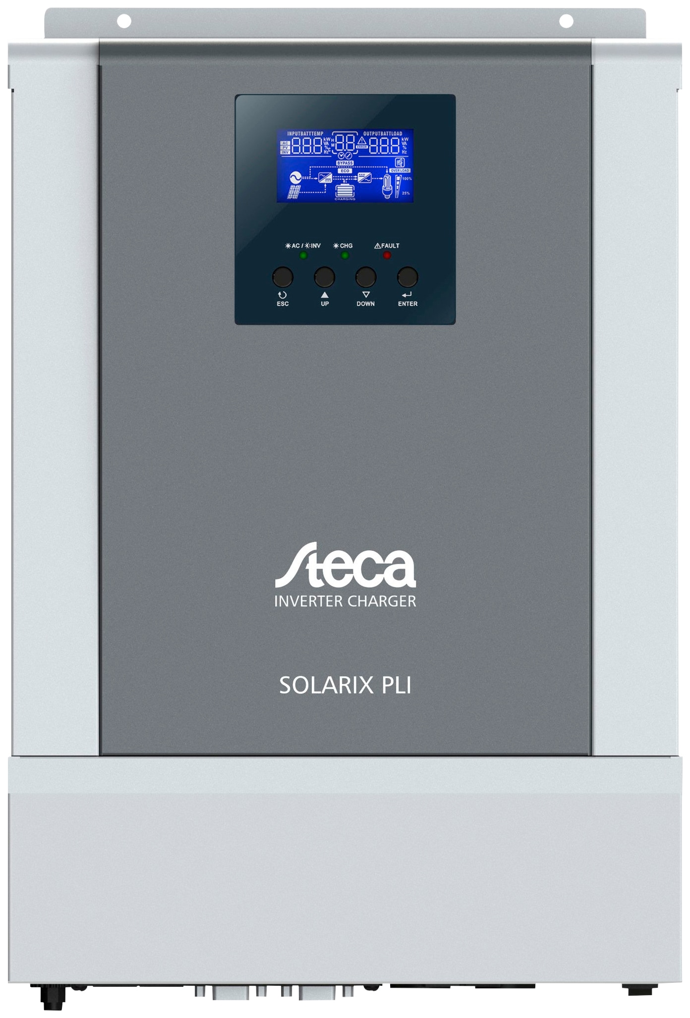 Steca Solarladegerät "Solarix PLI 1000-12", 1200 W, 12 VDC, 230 VAC, 40-65 Hz