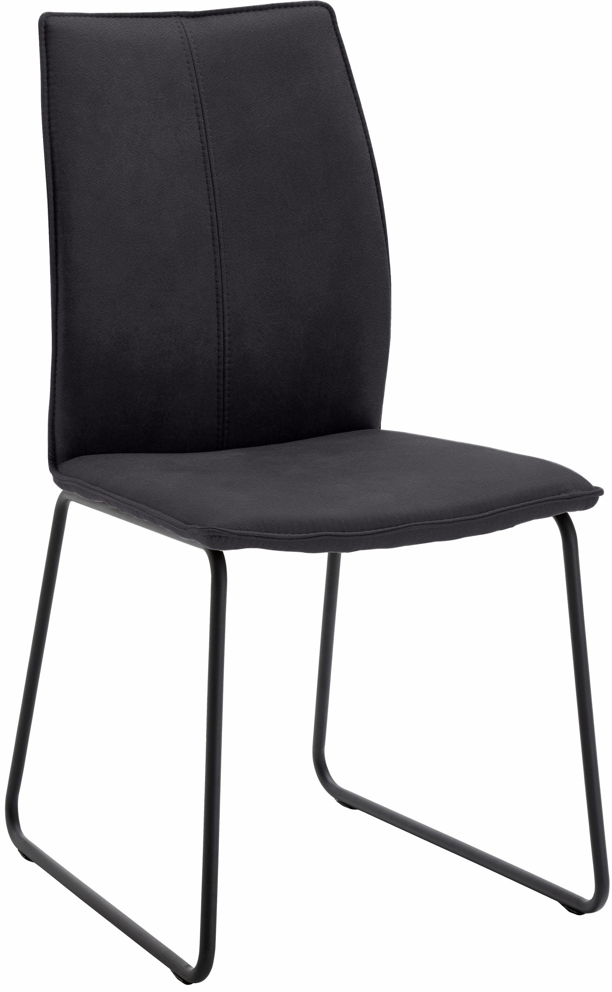 NIEHOFF SITZMÖBEL Polsterstuhl "Capri" (Set) 2 Stk.Kufengestell aus Eisen, günstig online kaufen