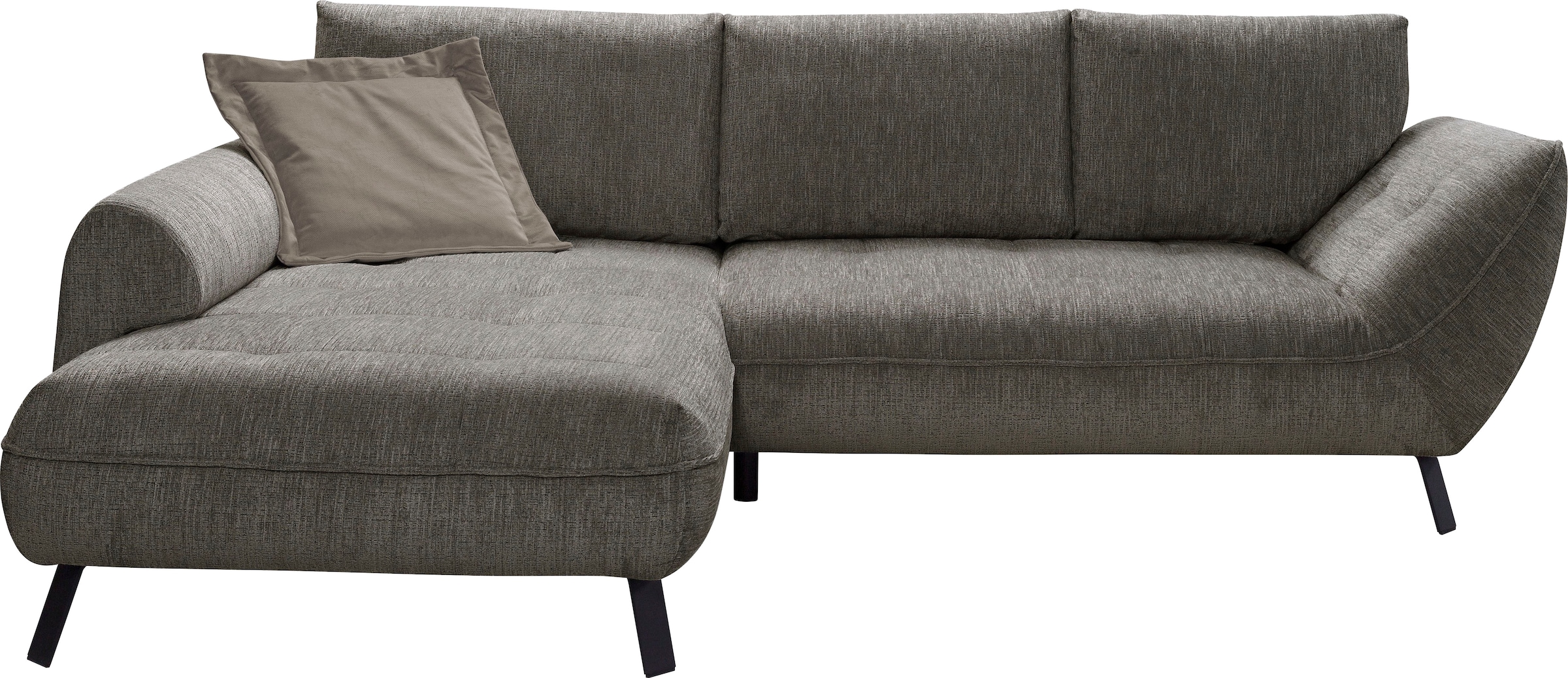 exxpo - sofa fashion Ecksofa "Bellini, Materialmix oder komplett Struktur, günstig online kaufen