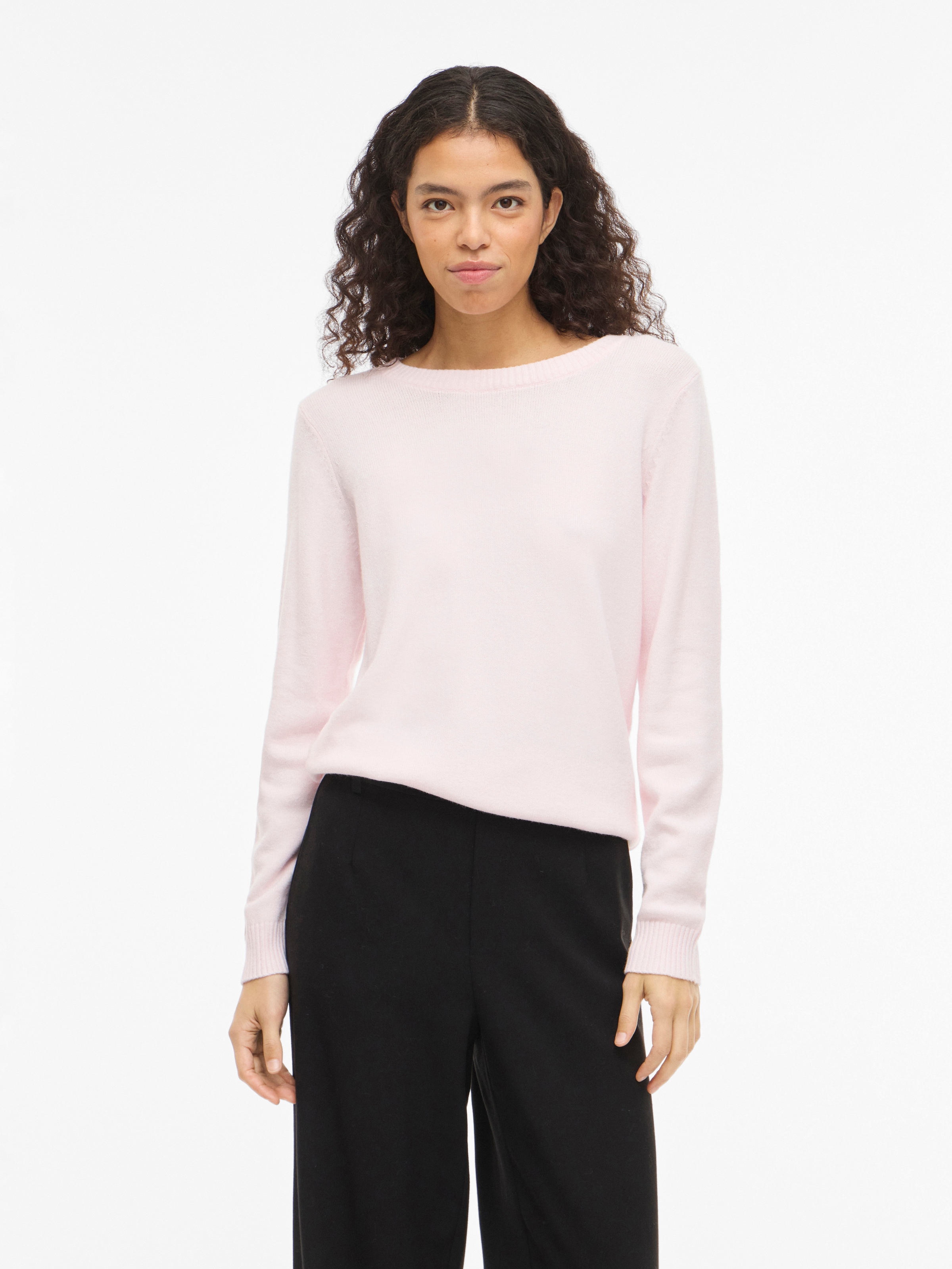 Vila Rundhalspullover "VIRIL O-NECK L/S KNIT TOP - NOOS" günstig online kaufen