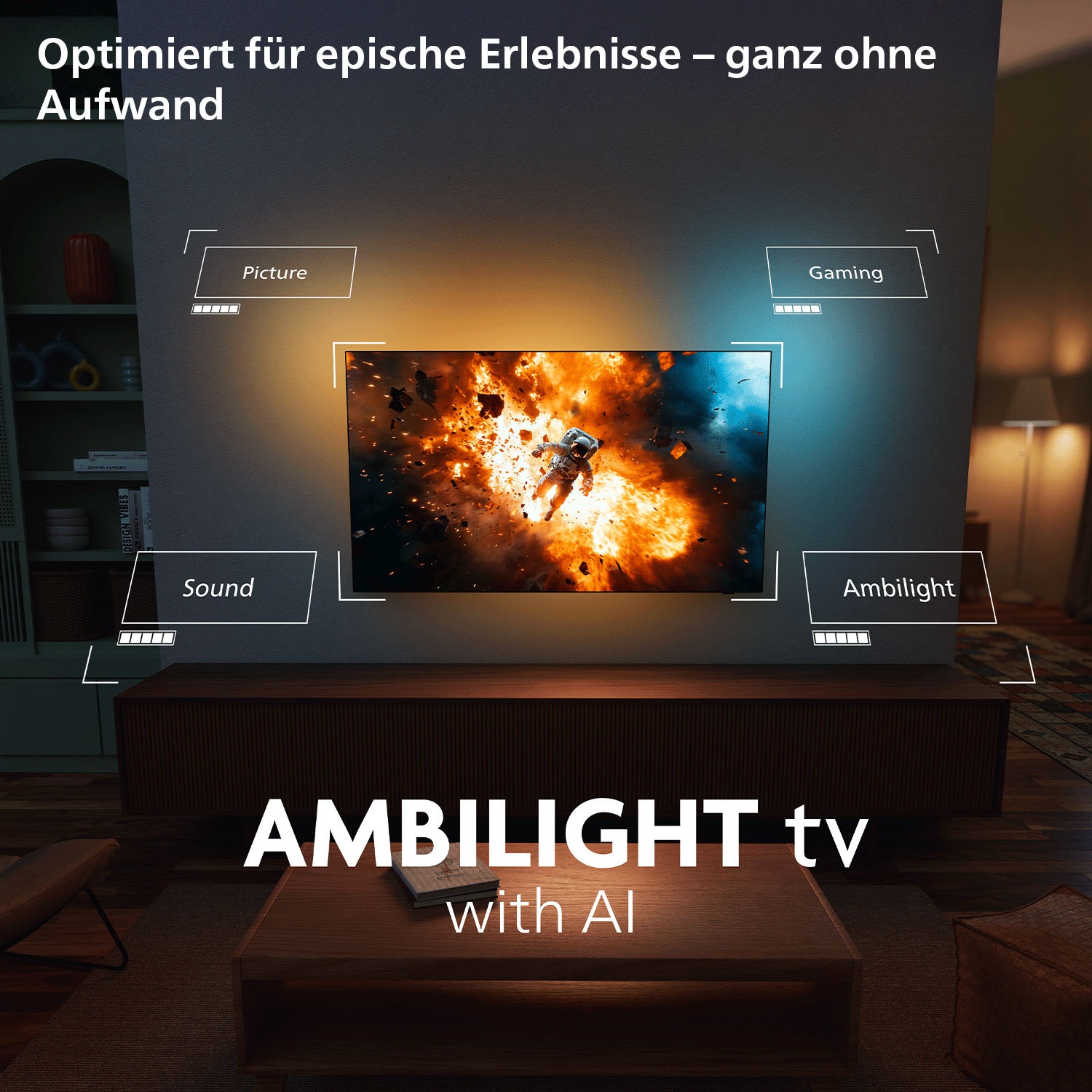 Philips QLED-Fernseher »55PQS8501/12« 139 cm/55 ″ Smart-TV