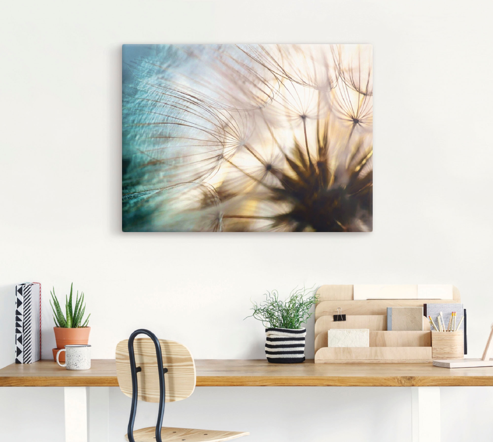 Artland Wandbild »Pusteblume Makro abstrakt«, Blumen, (1 St.), als Alubild, Outdoorbild, Leinwandbild, Poster, Wandaufkleber