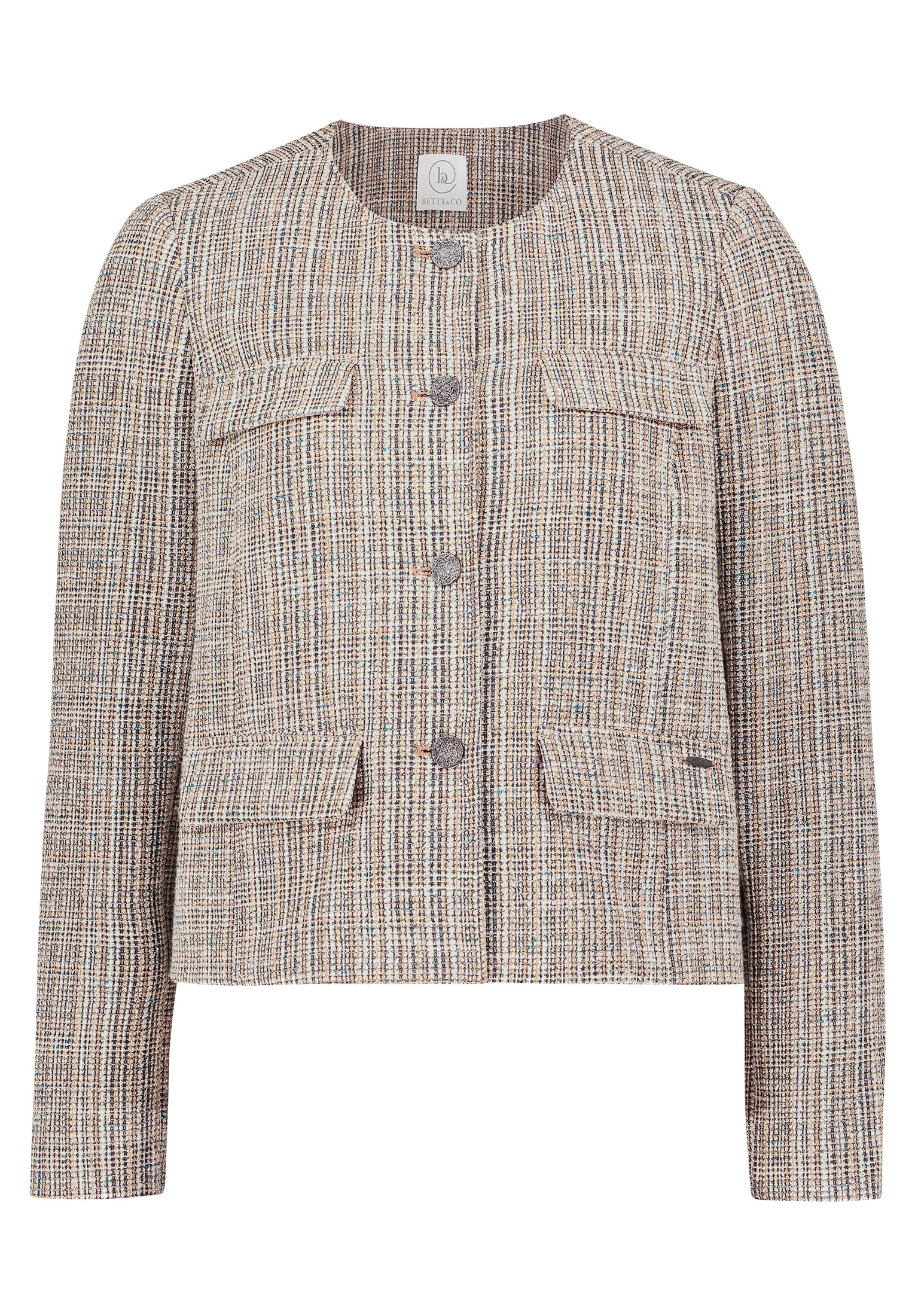 Betty&Co Kurzblazer "Betty & Co Blazer-Jacke mit Knöpfen", Kragen günstig online kaufen
