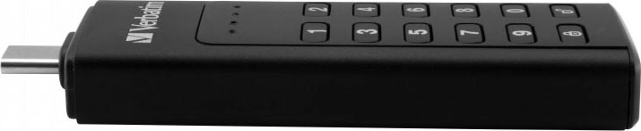 Verbatim USB-Stick »Keypad Secure 64GB«, (USB 3.2 Lesegeschwindigkeit 160 MB/s)