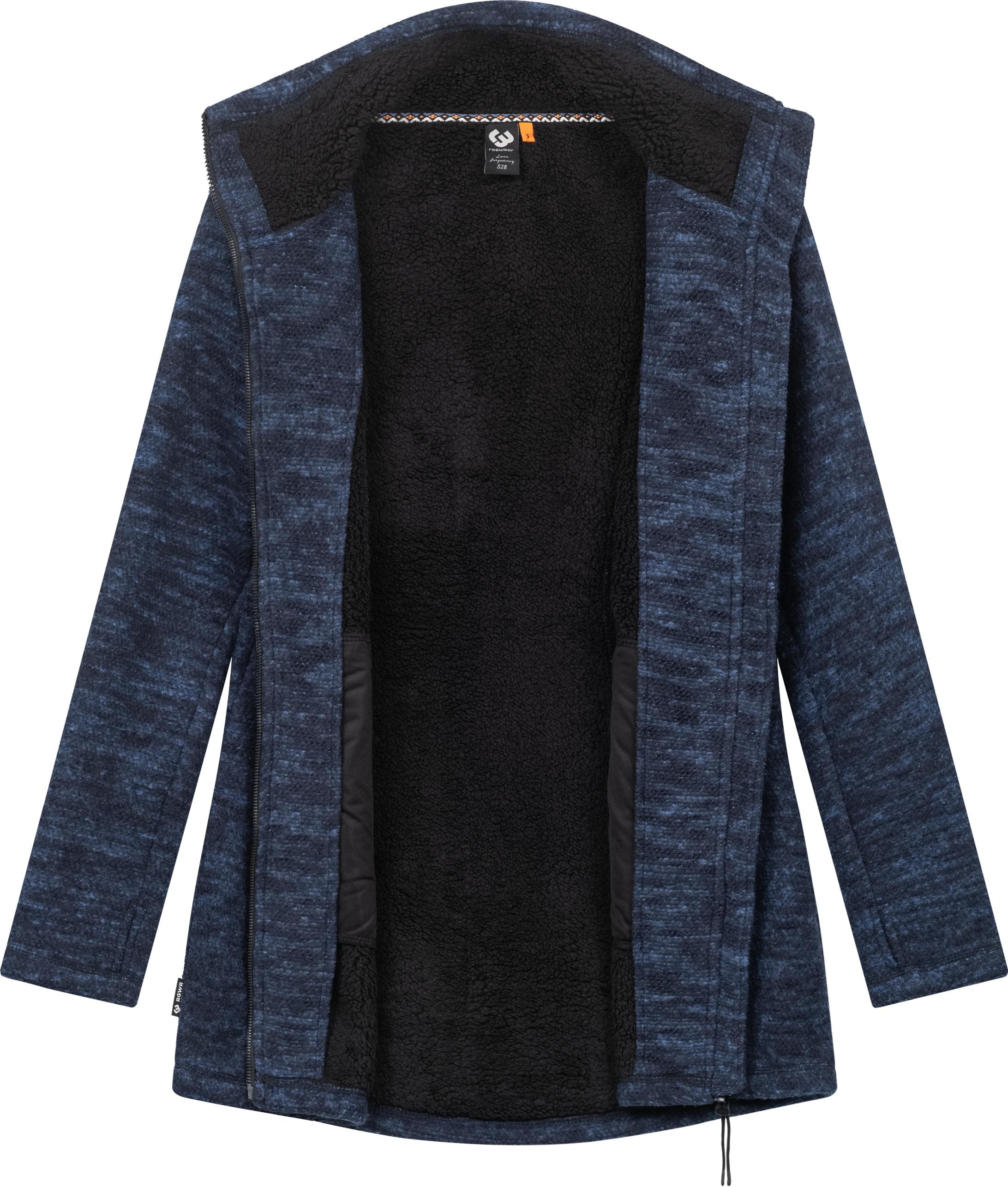 Ragwear Strickjacke »Miram Melange«, Kuschelige Übergangsjacke in Strick-Optik