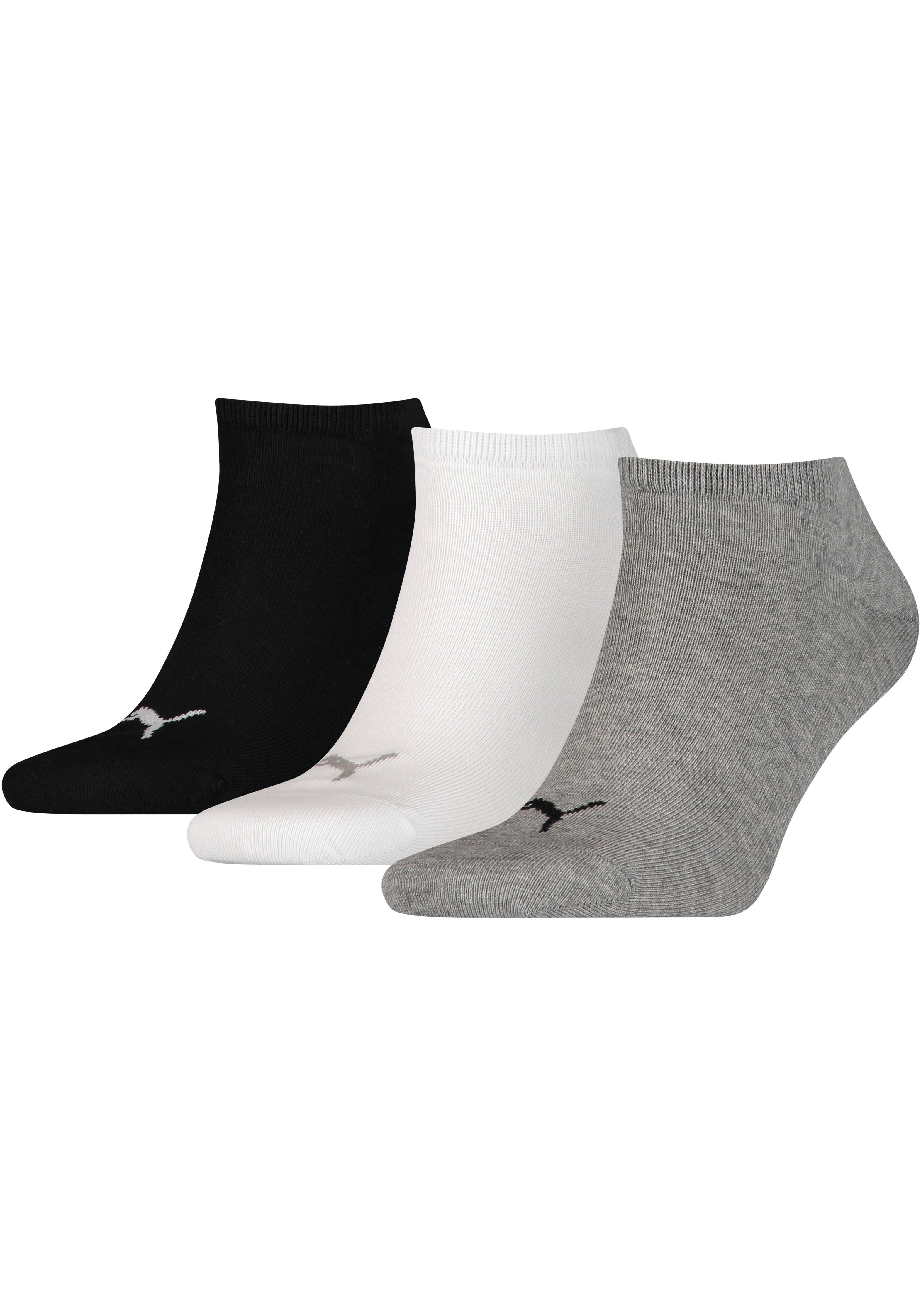 PUMA Sneakersocken "PUMA UNISEX SNEAKER PLAIN 3P" Packung, 3 Paar, mit kleinem Logo