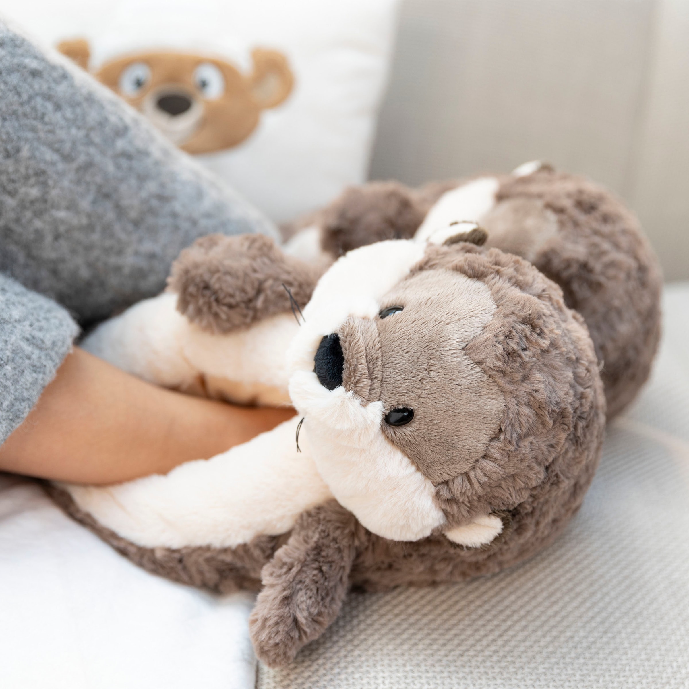 Nici Plüsch Hausschuhe »Otter Ophelio«