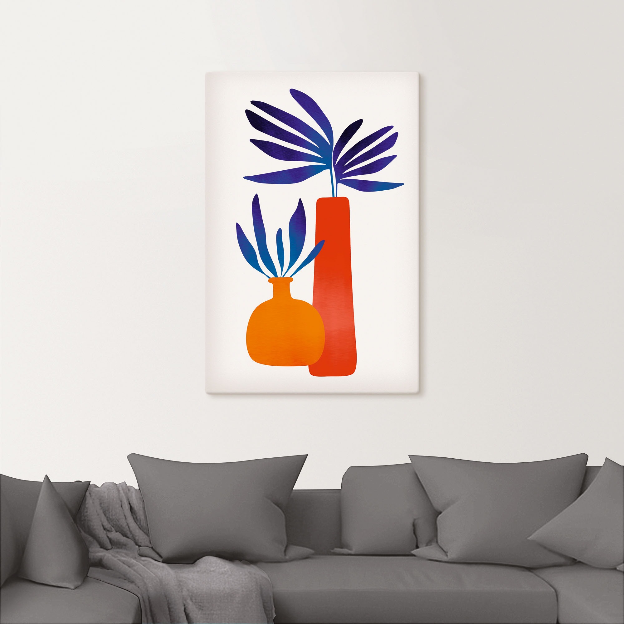 Artland Wandbild »Märchenpflanze«, Vasen & Töpfe, (1 St.), als Alubild, Leinwandbild, Wandaufkleber oder Poster in versch. Größen