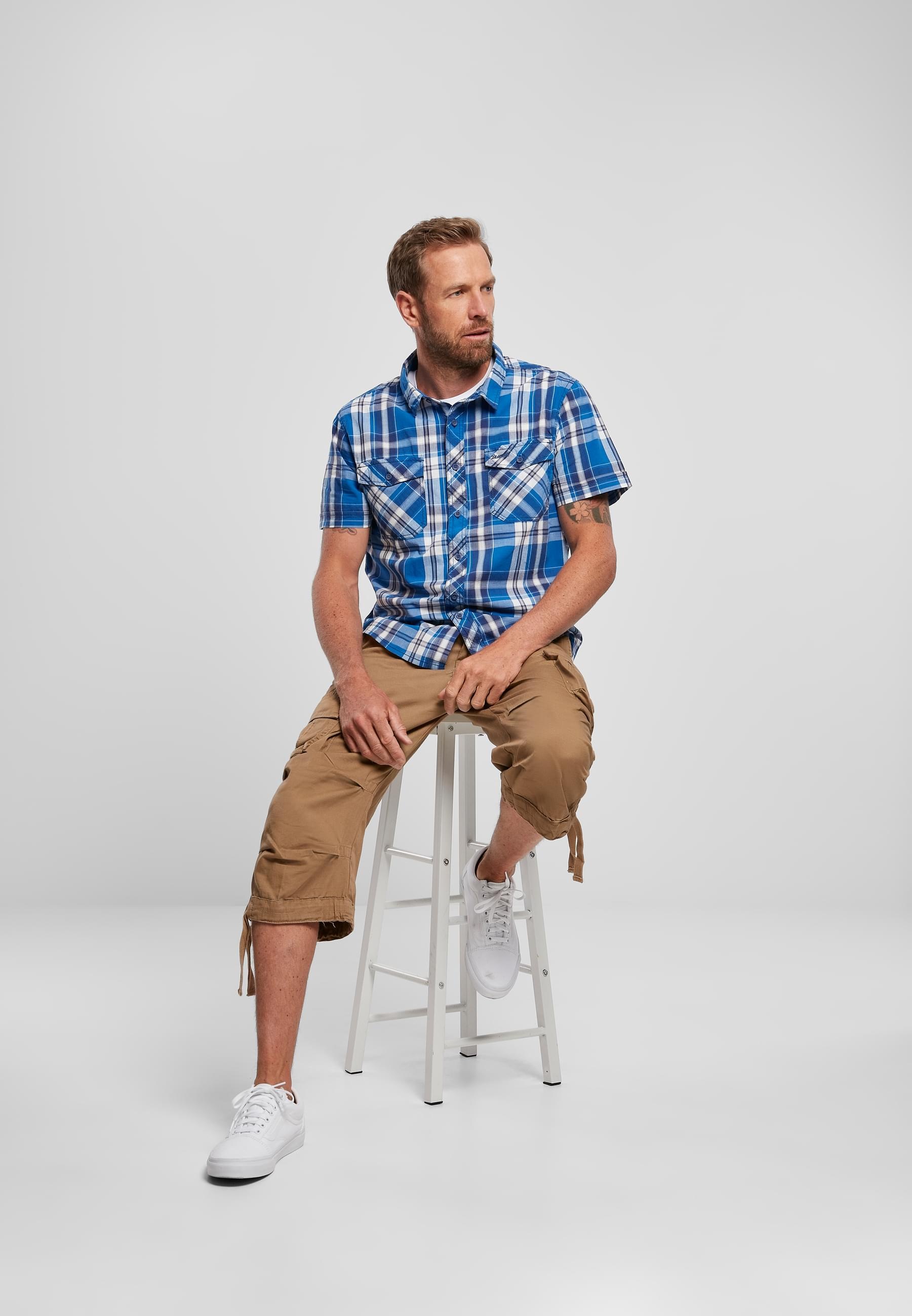 Brandit Langarmhemd »Brandit Herren Roadstar Shirt«, (1 tlg.)