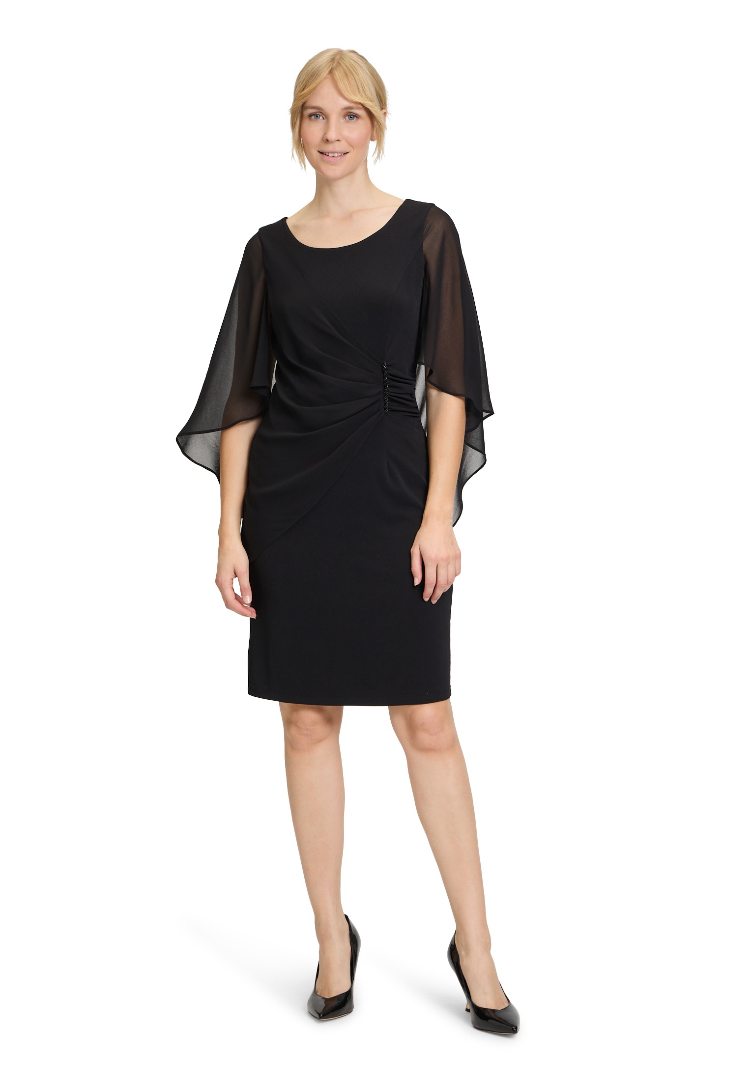 Vera Mont Cocktailkleid »Vera Mont Cocktailkleid mit Raffung«, Materialmix