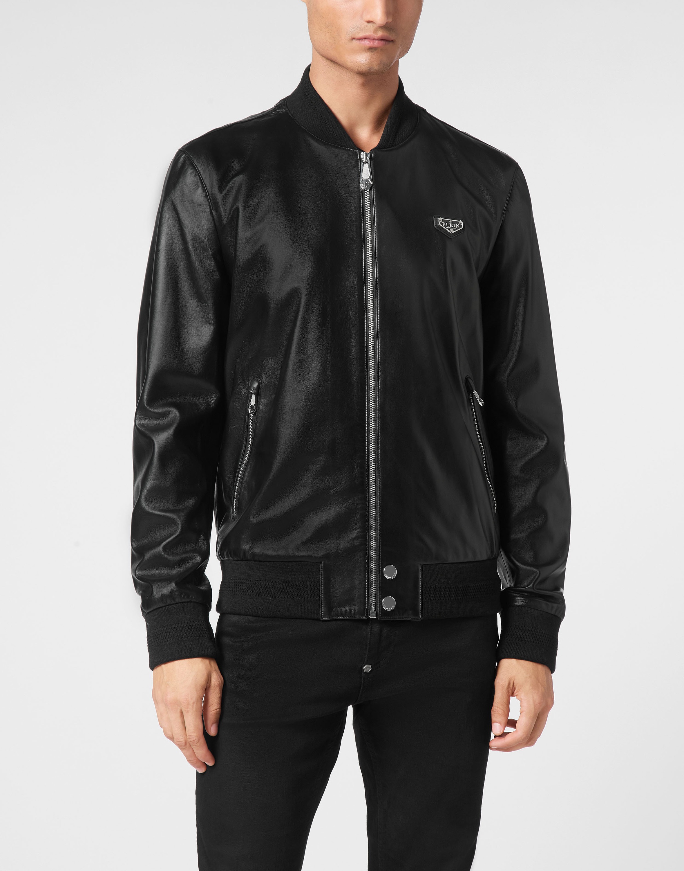 PHILIPP PLEIN Lederjacke "Iconic Plein" günstig online kaufen