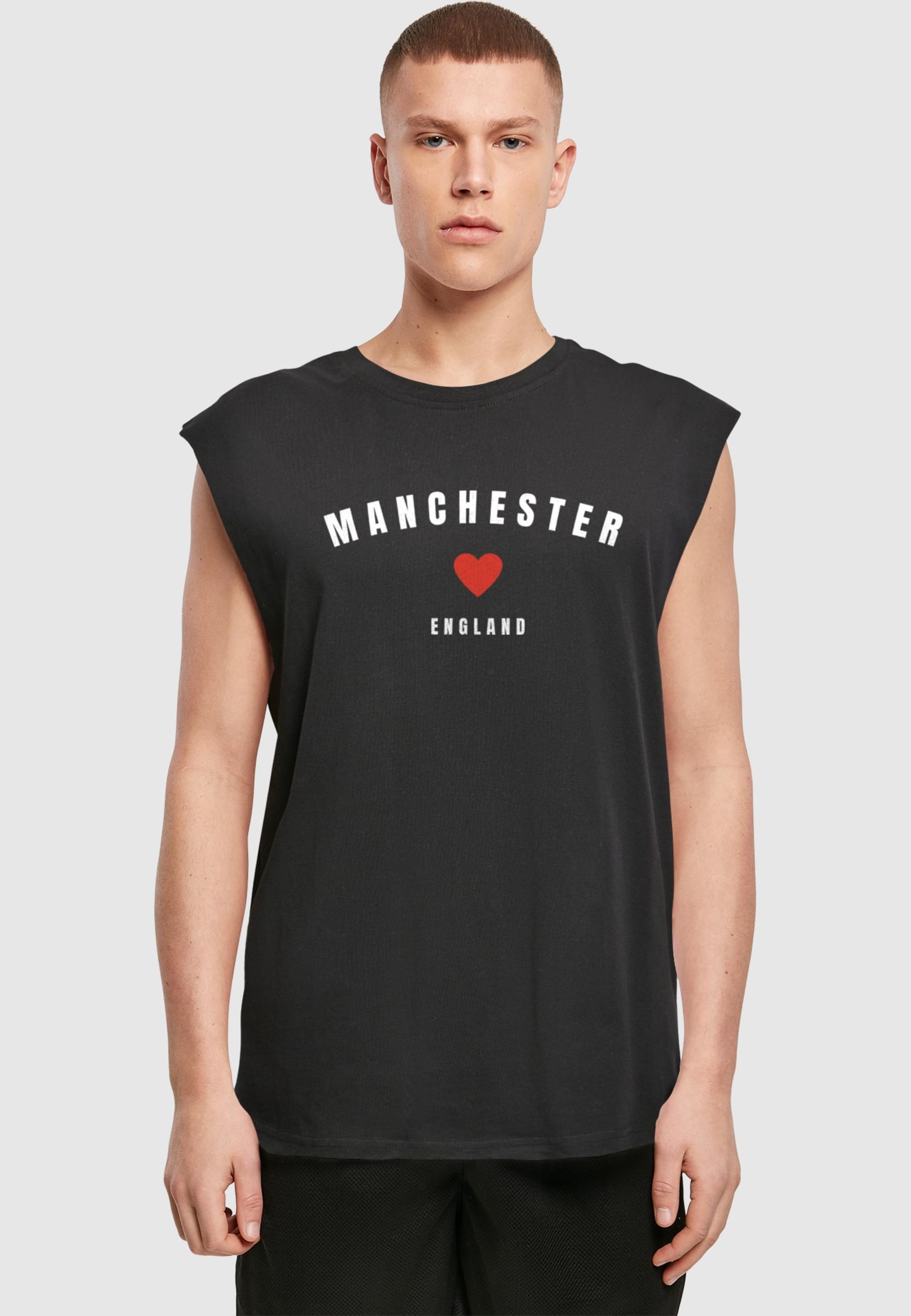 Merchcode Tanktop »Merchcode Manchester X Sleeveless Tee«, (1 tlg.)