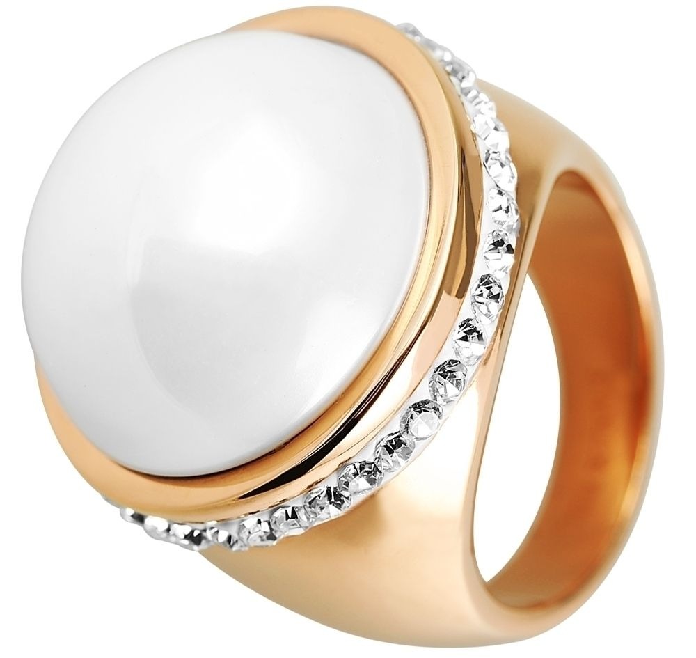 Adelia´s Fingerring »Damen Ring aus Edelstahl mit Strass Steinchen« Zum Verschenken an Menschen, die Ihnen am Herzen liegen