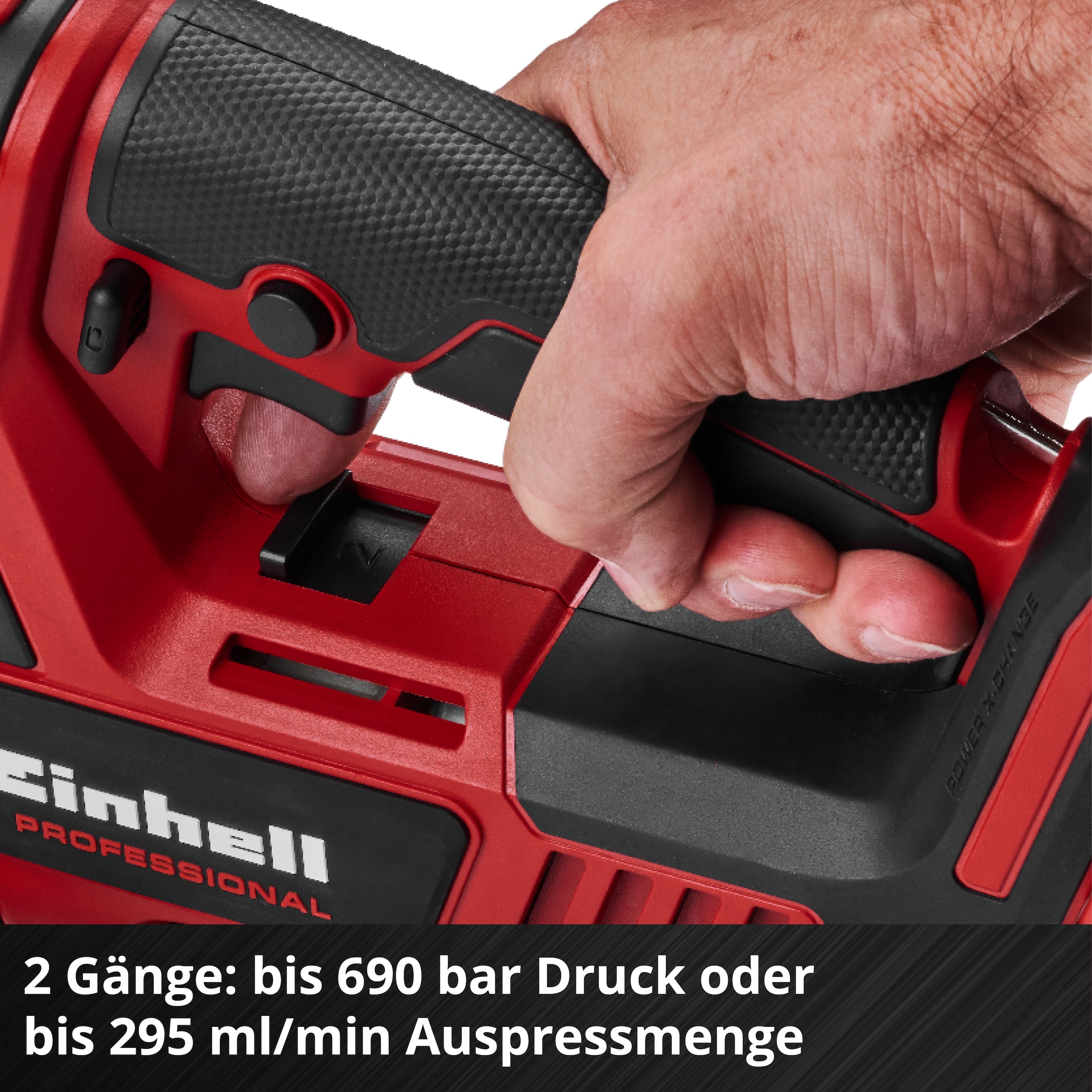 Einhell »TP-GR 18/690 Li - Solo Akku-Fettpresse« ohne Akku und Ladegerät