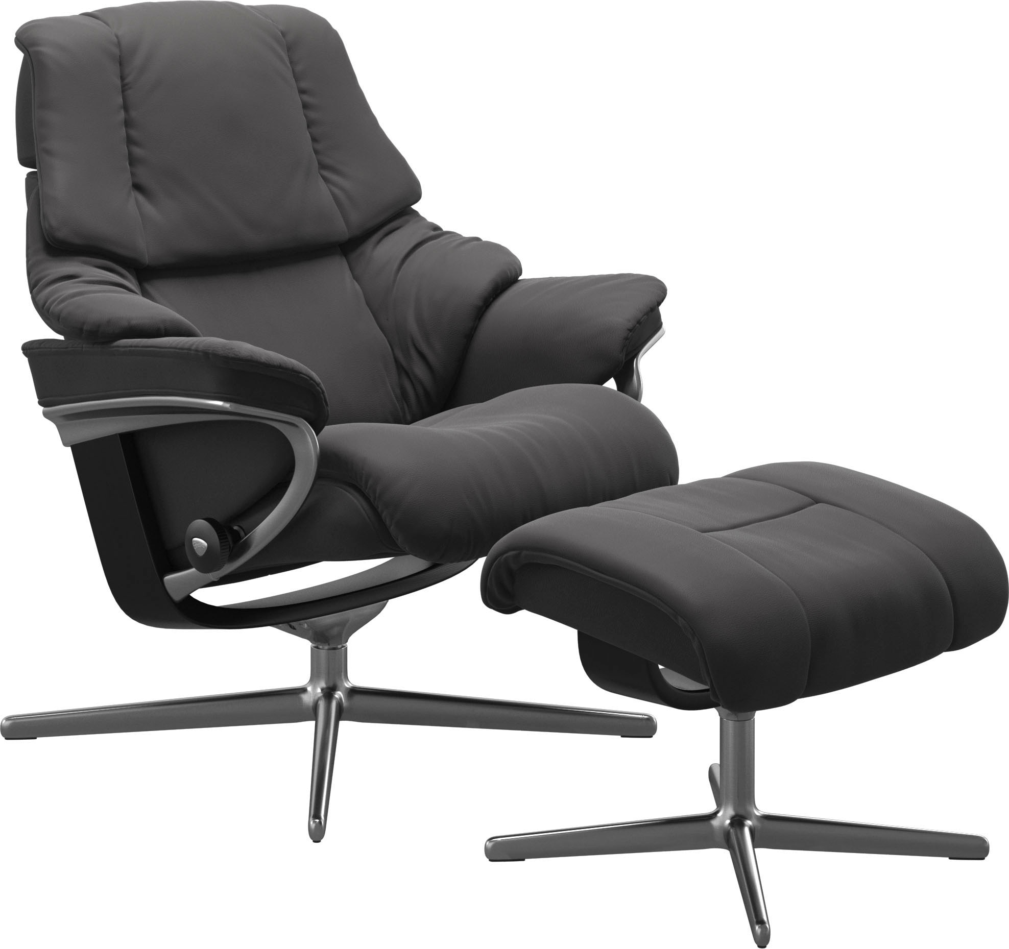 Stressless Fußhocker "Reno", mit Cross Base, Größe S, M & L, Holzakzent Sch günstig online kaufen