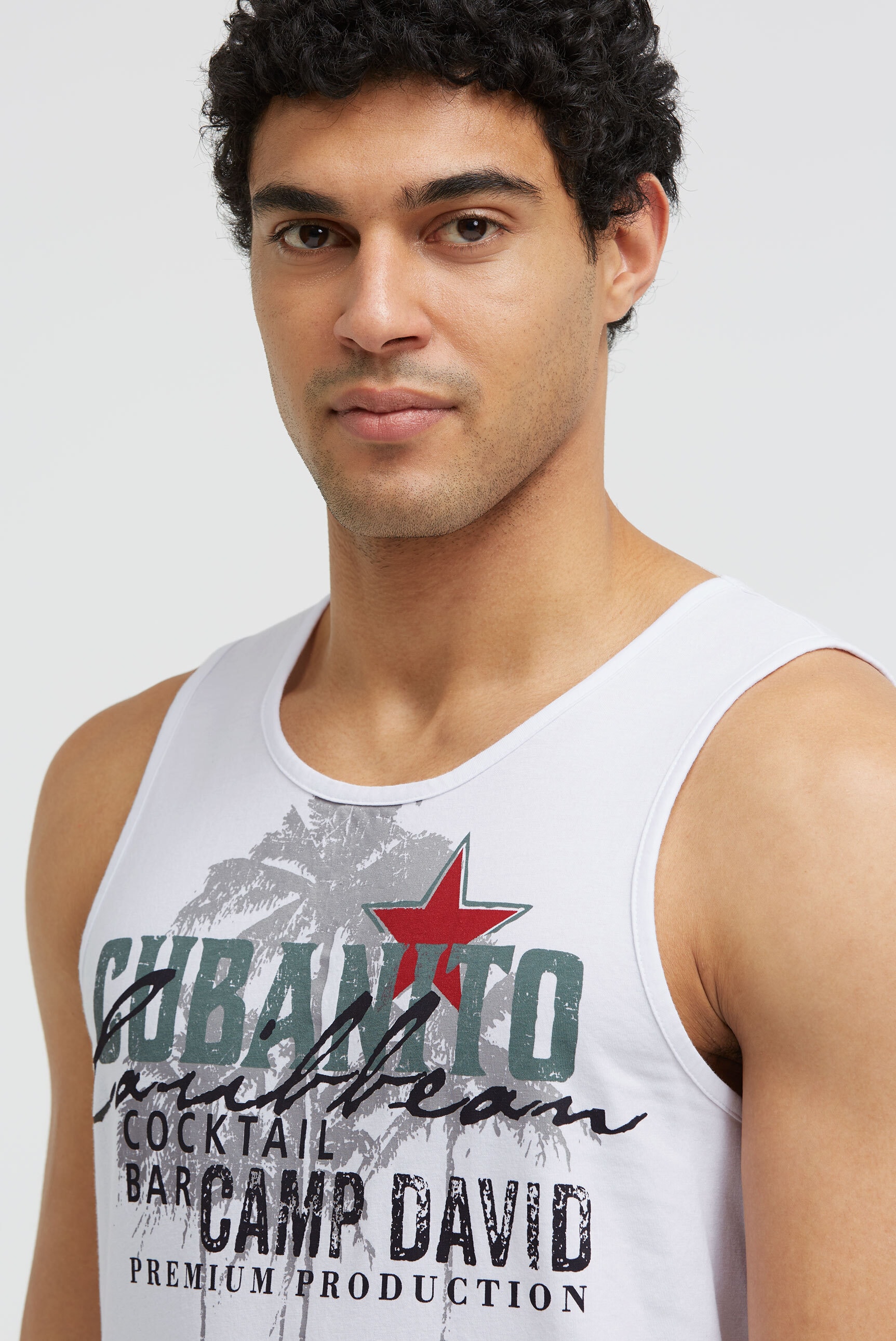 CAMP DAVID Tanktop aus Baumwolle