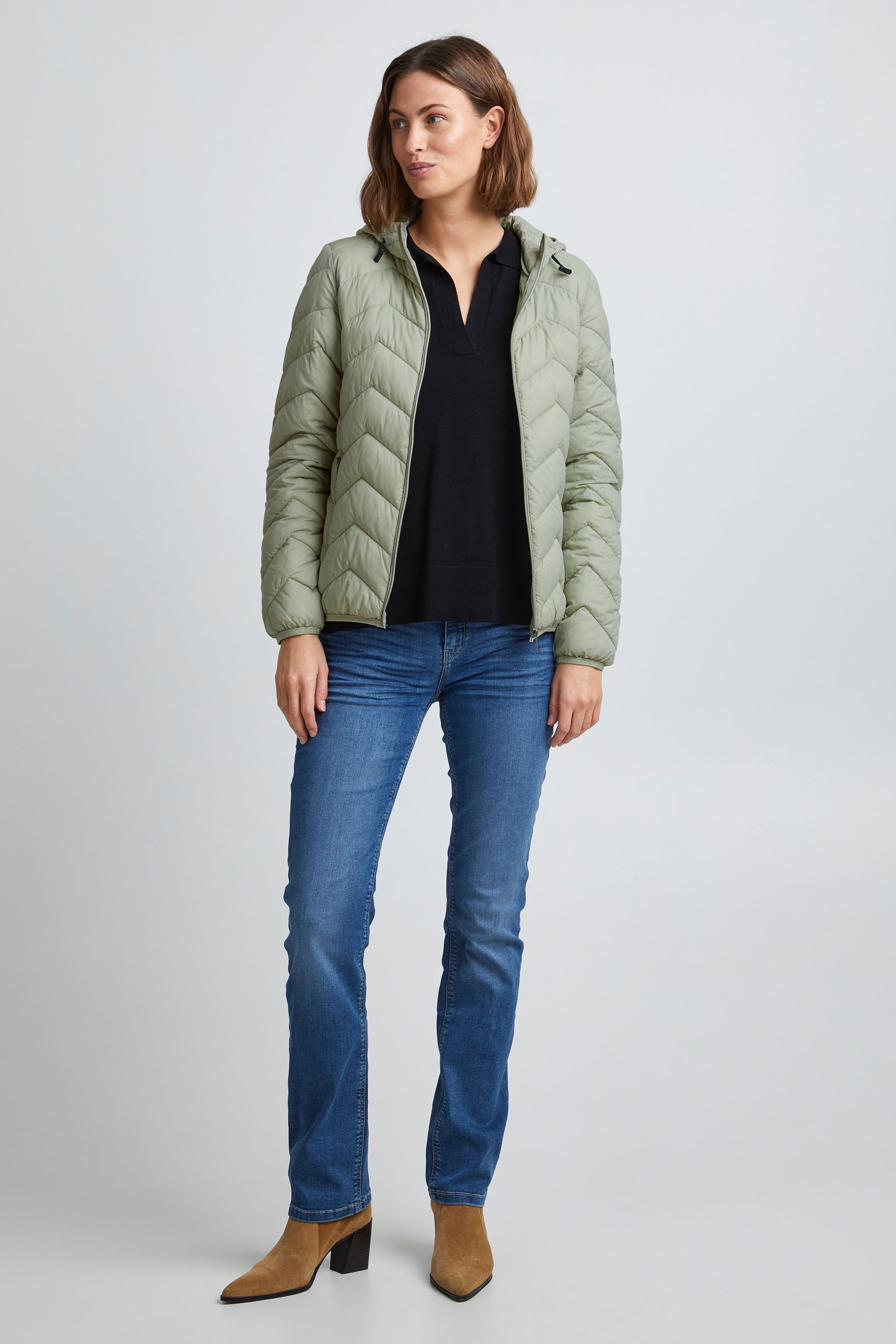 fransa Steppjacke »Steppjacke FRBapadding«, mit Kapuze
