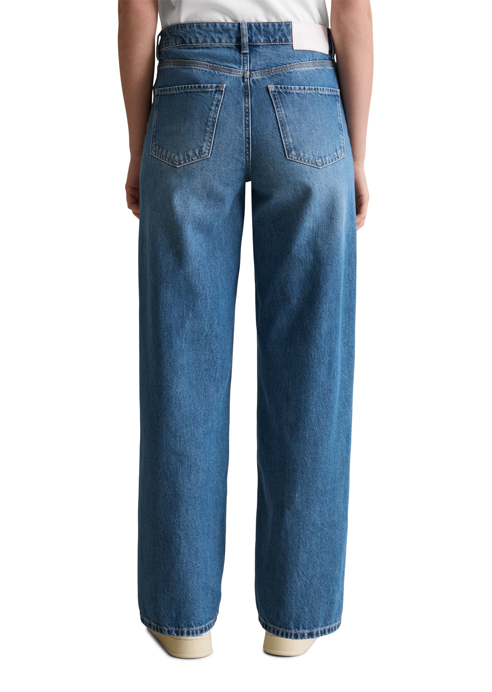 Marc O'Polo DENIM Weite Jeans »aus leichter Bio-Baumwoll-Qualität«