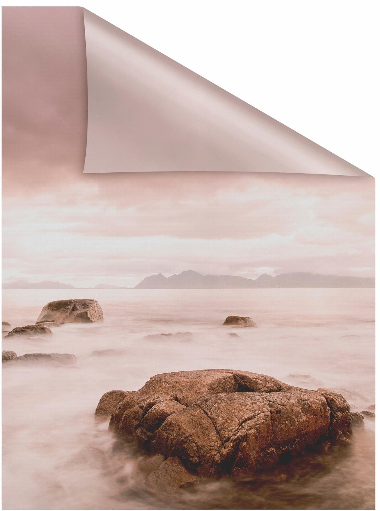 LICHTBLICK ORIGINAL Fensterfolie "Stone" 1 Stk. blickdicht strukturiert Kle günstig online kaufen