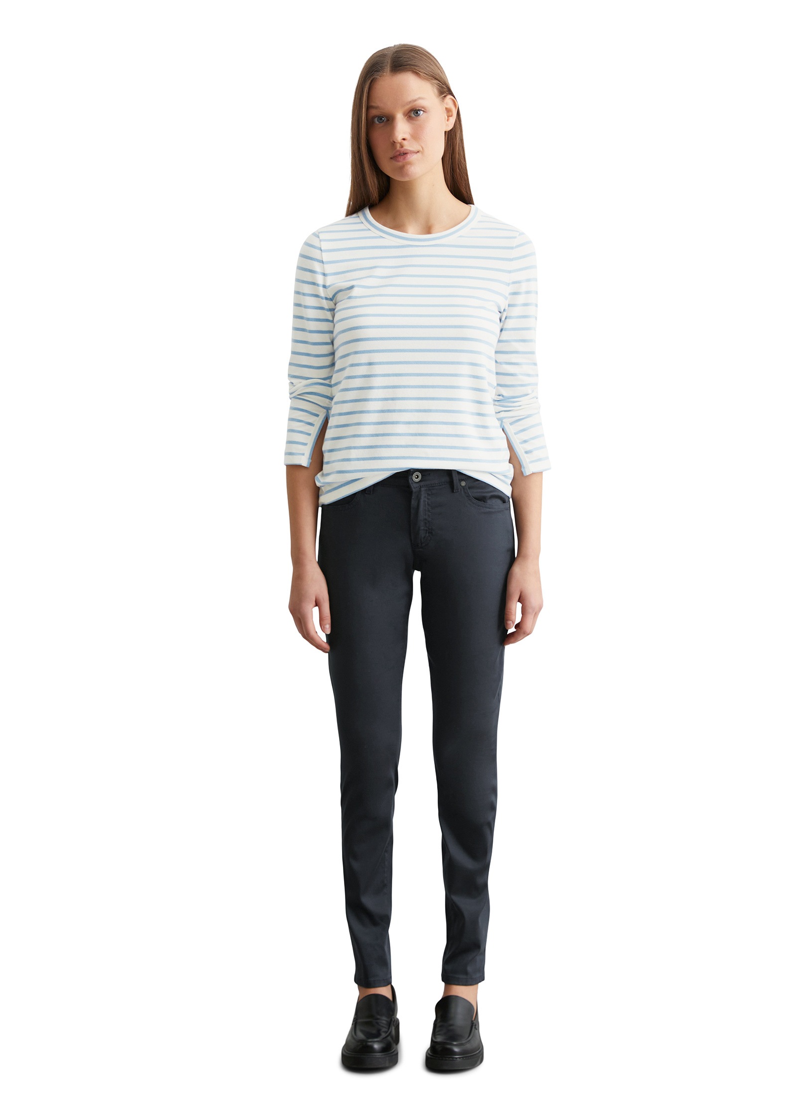 Marc O'Polo Langarmshirt »aus Organic-Cotton-Stretch-Jersey«