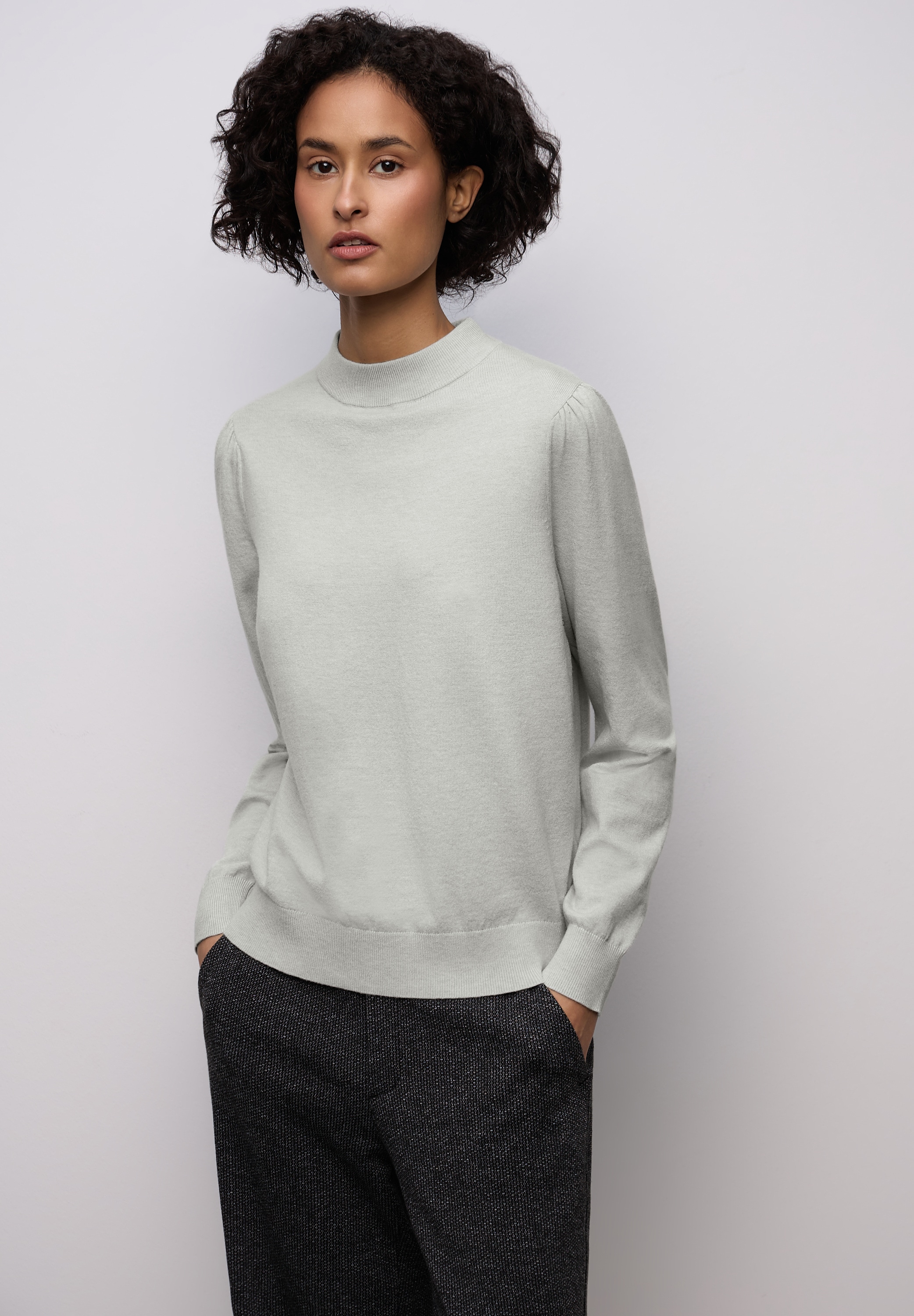 STREET ONE Strickpullover mit Strick-Detail günstig online kaufen