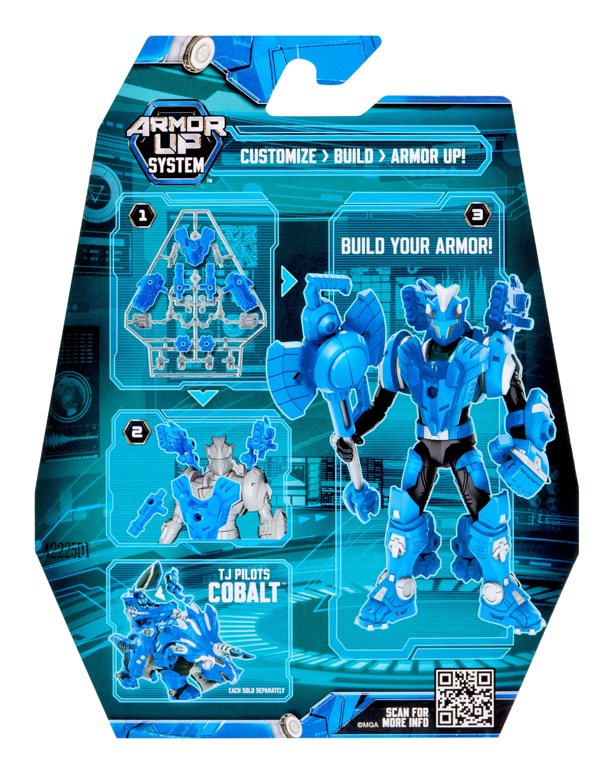 MGA ENTERTAINMENT Actionfigur »Armorsaurs  3.75” Figure- Triceratops Pilot (TJ)«