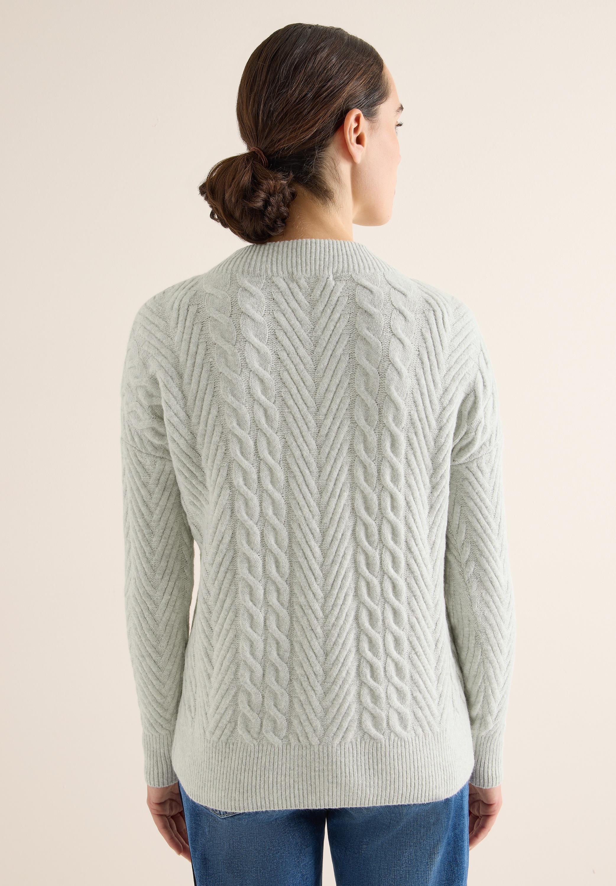 Cecil Strickpullover Metal Grey XXL 5