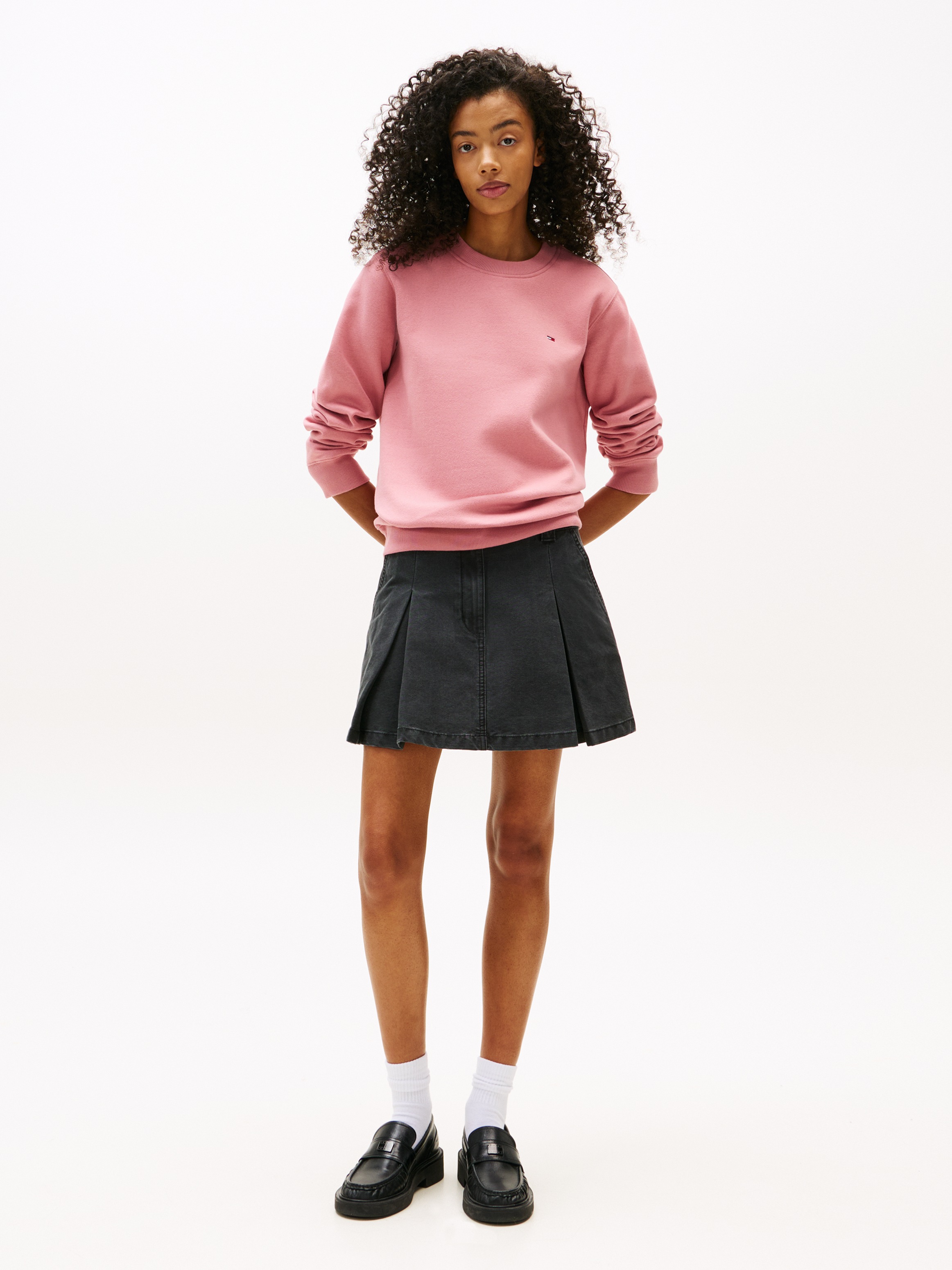 Tommy Jeans Sweatshirt "TJW REG S FLAG CREW", mit Logostickerei günstig online kaufen
