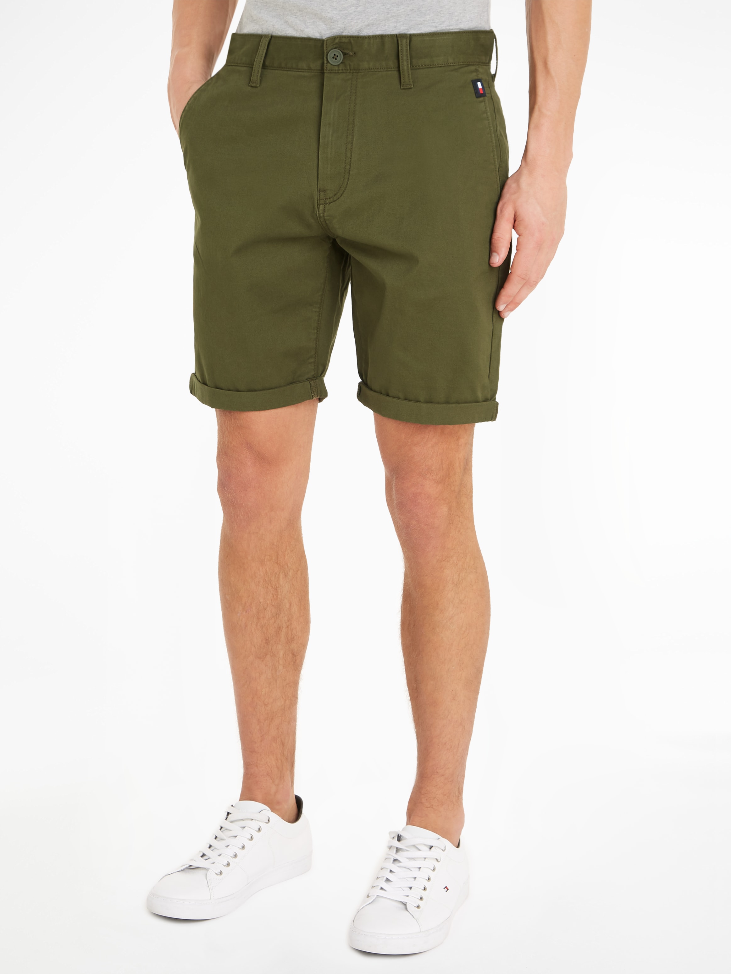 Chinoshorts »TJM SCANTON SHORT«, Markenstickerei