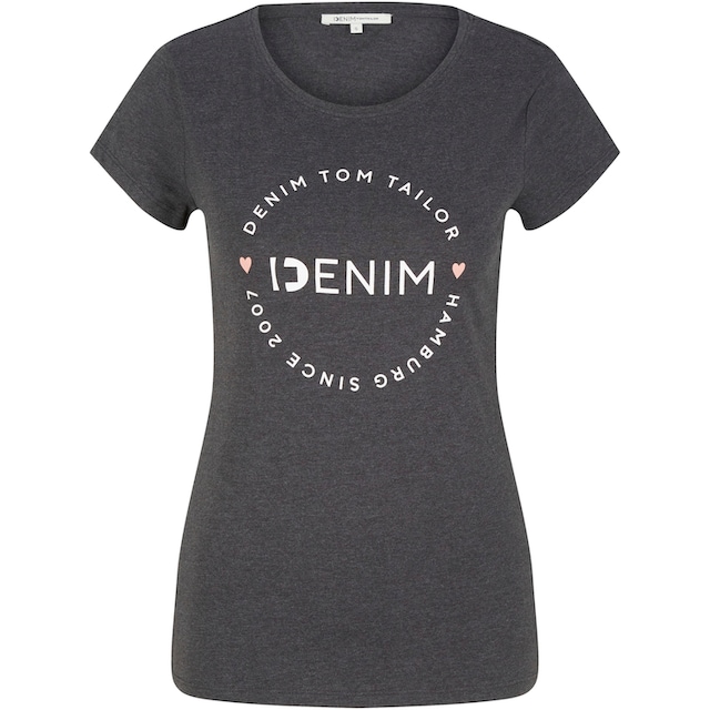 TOM TAILOR Denim T-Shirt, (Packung, 2 tlg., 2-er Pack) online bestellen |  BAUR