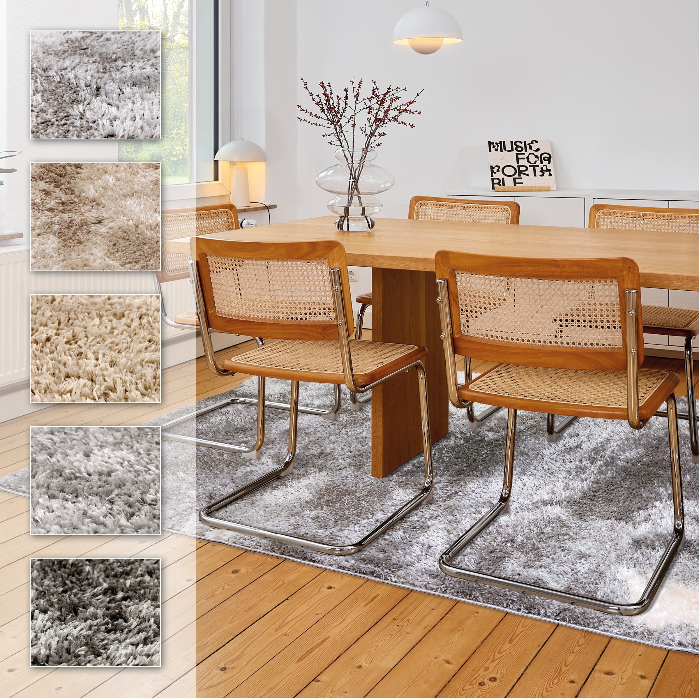 ASTRA Hochflor-Teppich "Paulie 251" rechteckig 25 mm Höhe Langflor, Shaggy, günstig online kaufen