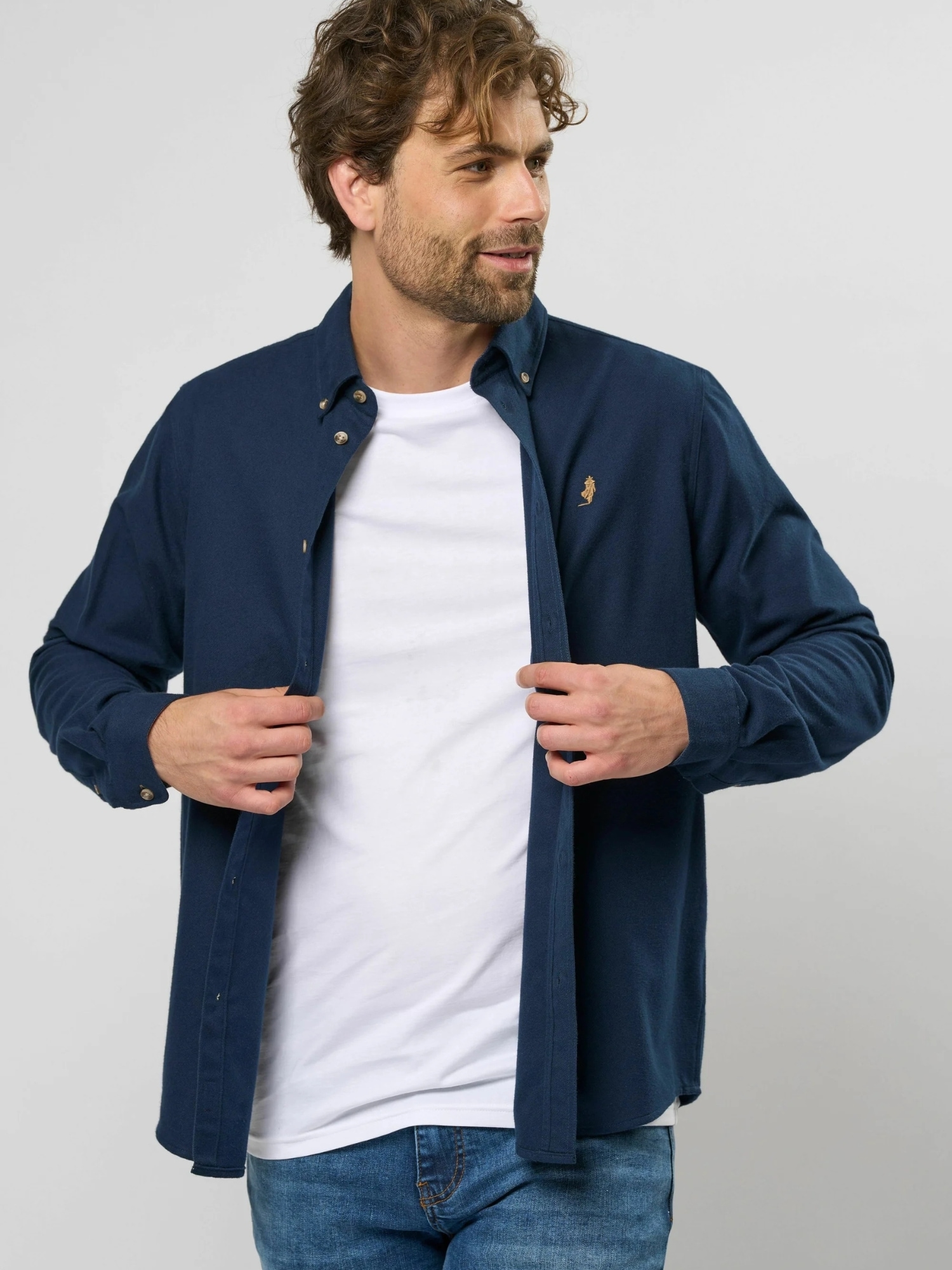 MCS Langarmhemd "MCS Shirt Tom" günstig online kaufen