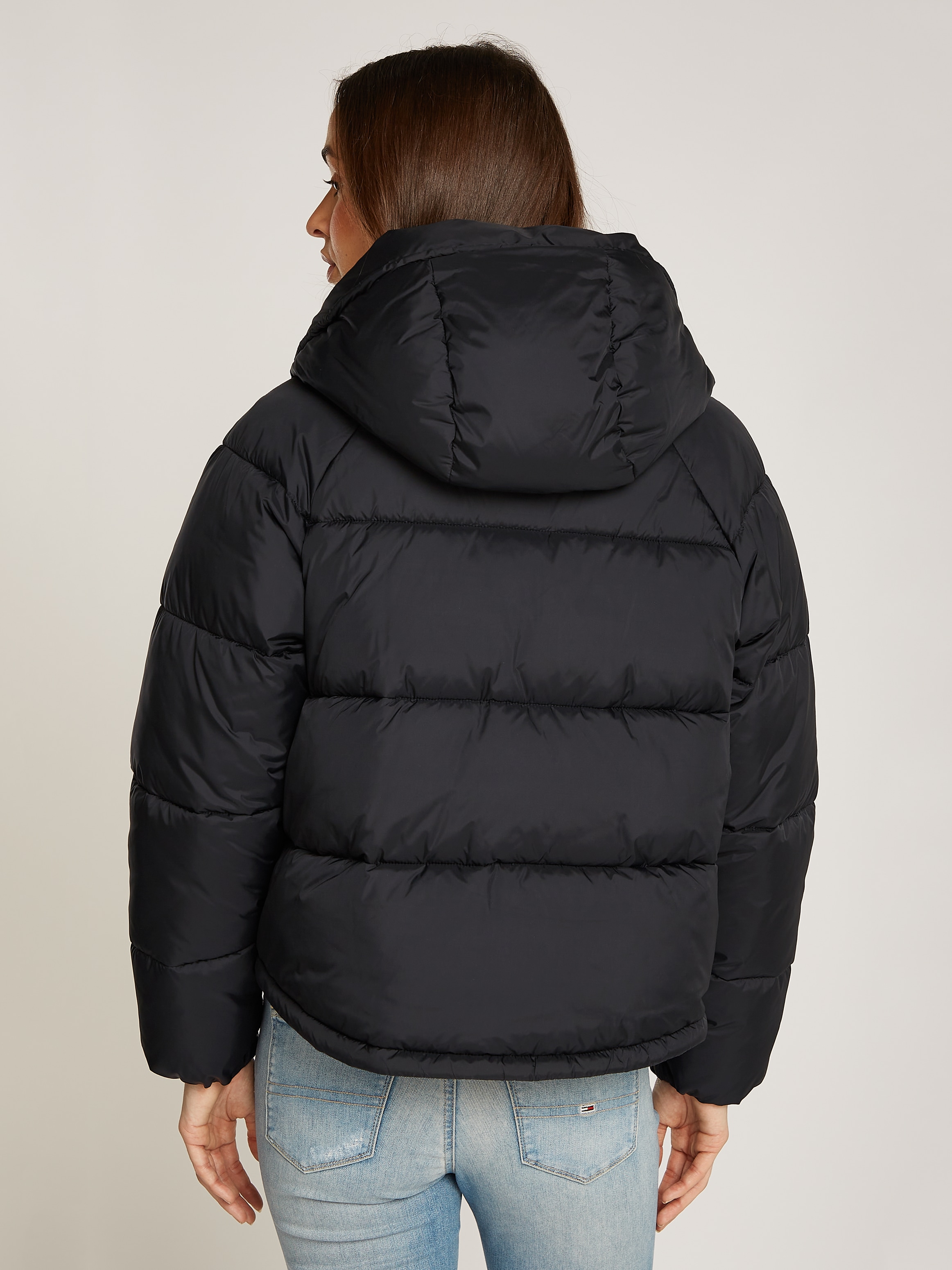 Tommy Jeans Steppjacke »TJW ASPEN PUFFER EXT«, mit Kapuze, mit Logostickerei