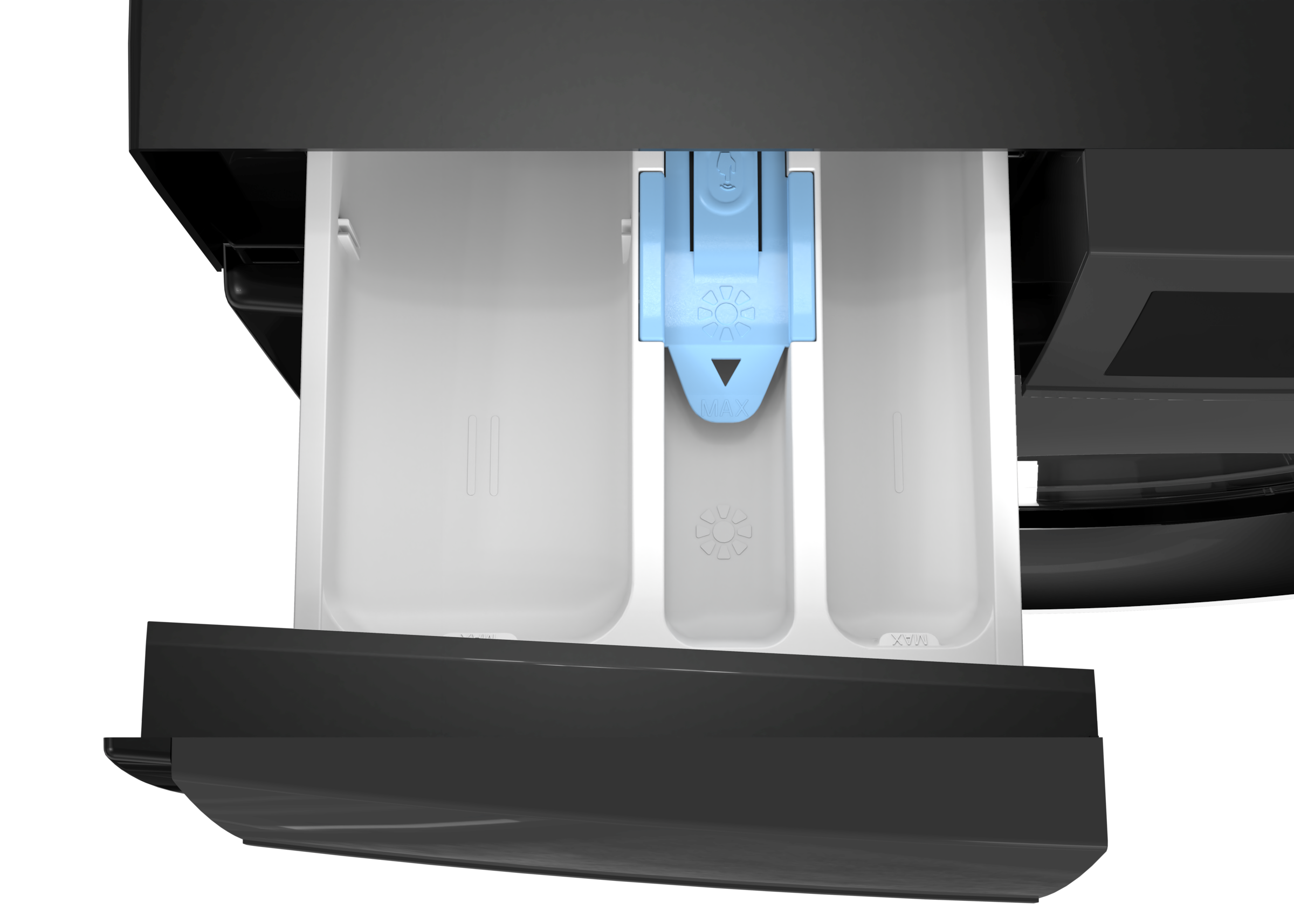 Sharp Waschmaschine Mid Class »ES-WNFB214CMDA-DE«, 12 kg, 1400 U/min, 12kg / +WIFI / A-20% / black Doorring+knob/Steam/
Mat Black