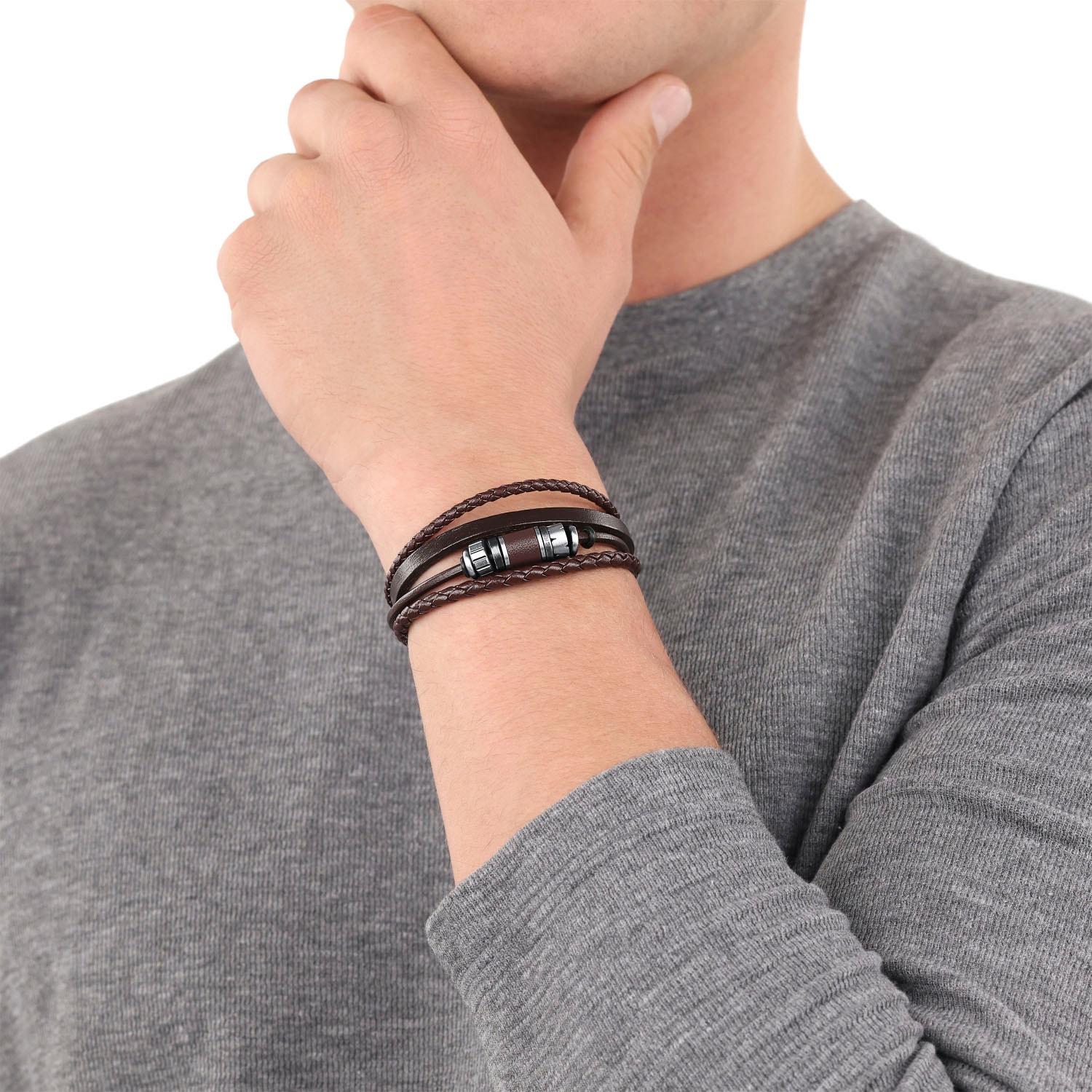 s.Oliver Lederarmband »2038871«