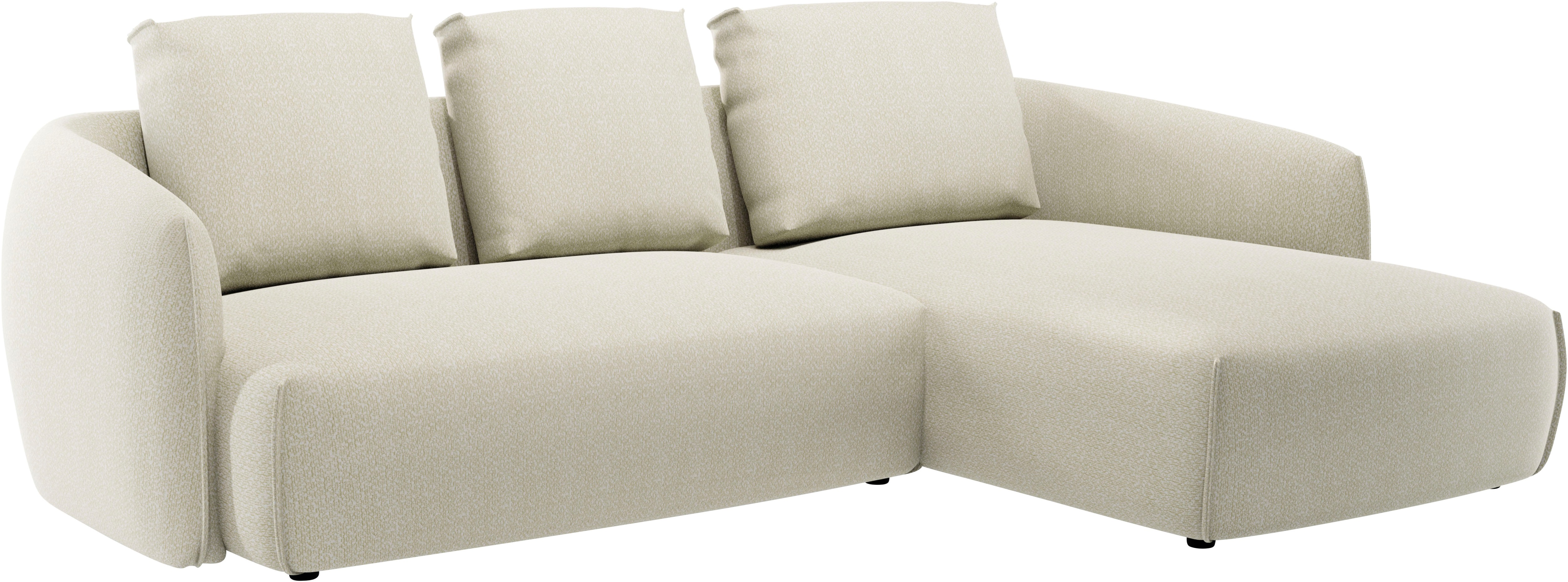 Thumbnail - TRENDMANUFAKTUR Ecksofa "Shawn elegantes Designsofa, Breite 232cm, L-Form" bequem, organischer Form, mit hochwertigem Be...