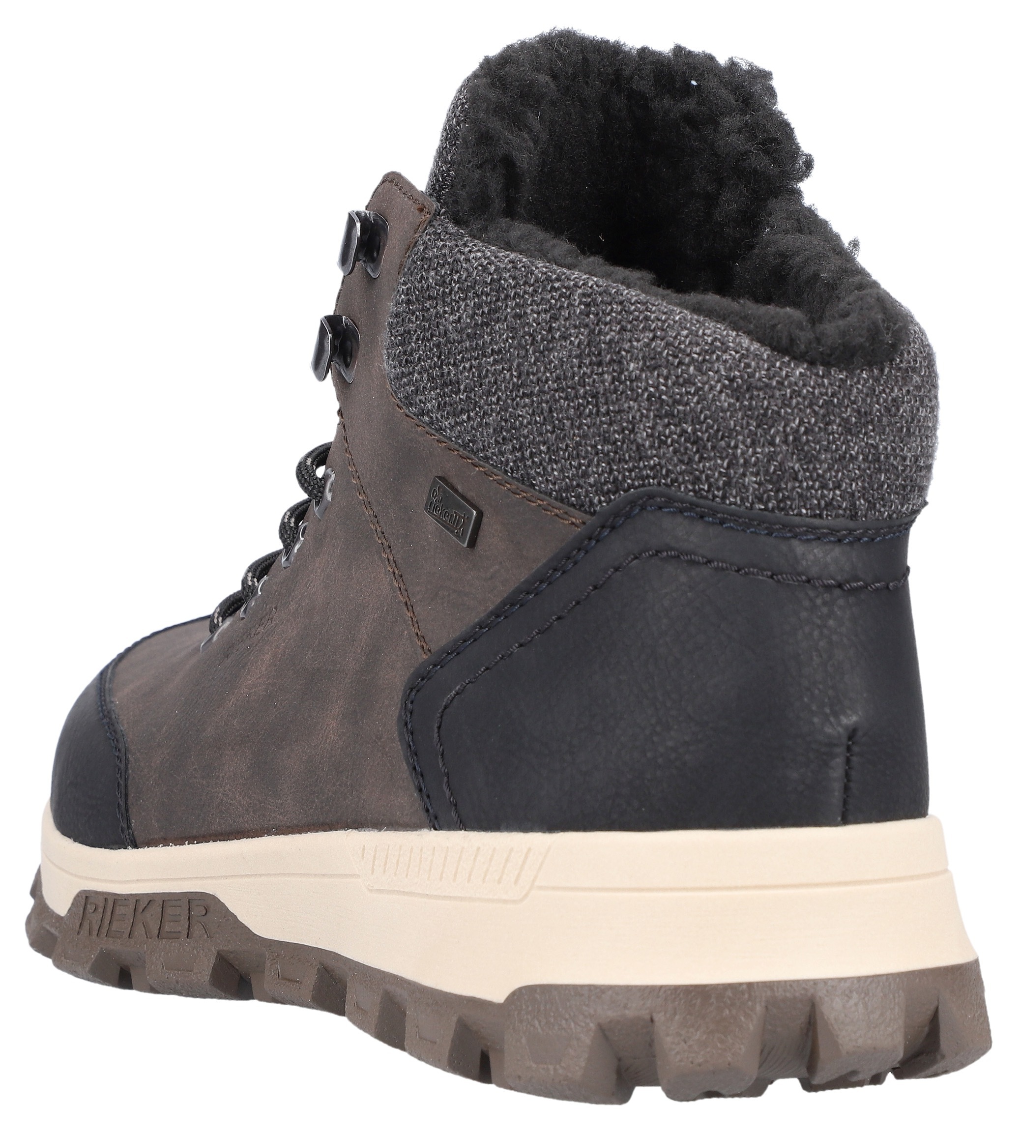 Rieker Winterboots, mit komfortabler SoftFoam-Innensohle, Freizeitschuh, Schnürschuh