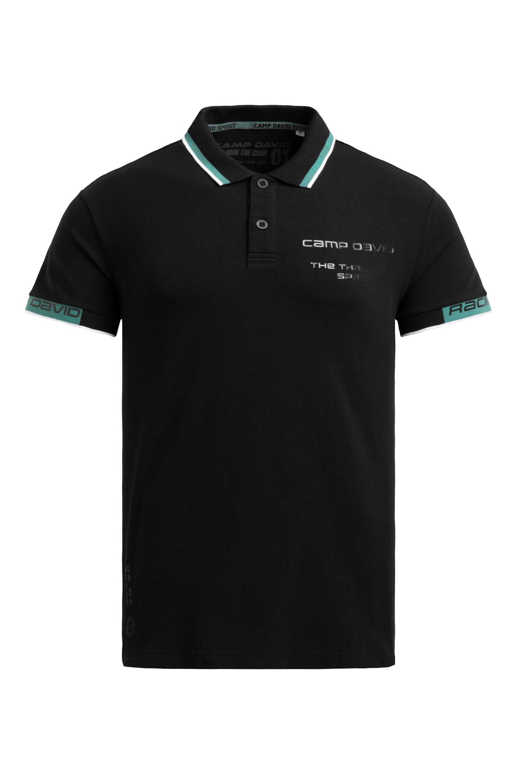 CAMP DAVID Poloshirt mit Baumwolle