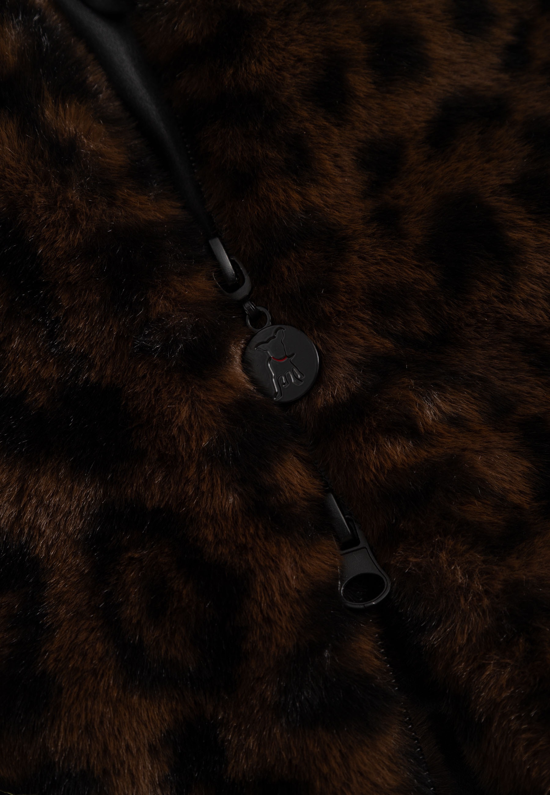 Frieda & Freddies Winterjacke »Frieda & Freddies Jacke mit Leo-Dessin und Kapuze«