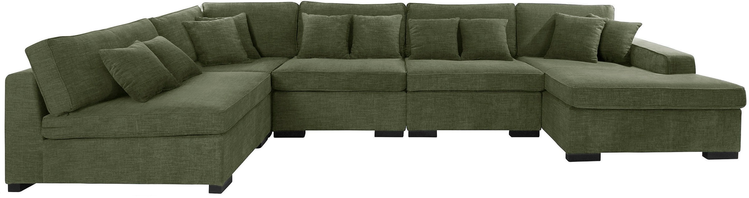Guido Maria Kretschmer Home&Living Wohnlandschaft »Skara U-Form«, Lounge-Sofa mit Federkernpolsterung, in vielen Bezugsvarianten
