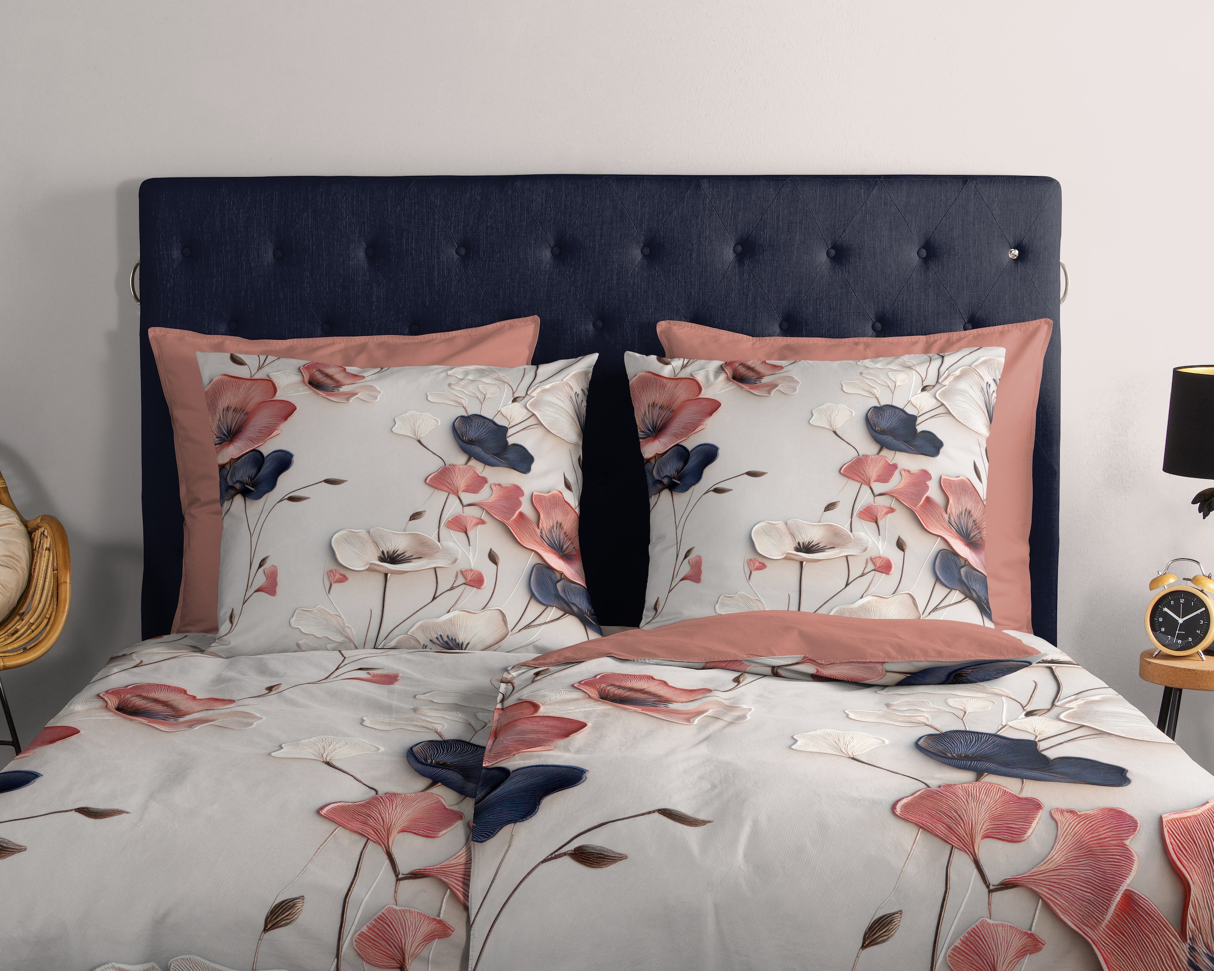 good morning Wendebettwäsche »Samos« 2 100% Baumwolle, Renforcé, Reißverschluss, Wendeoptik, Abstrakt