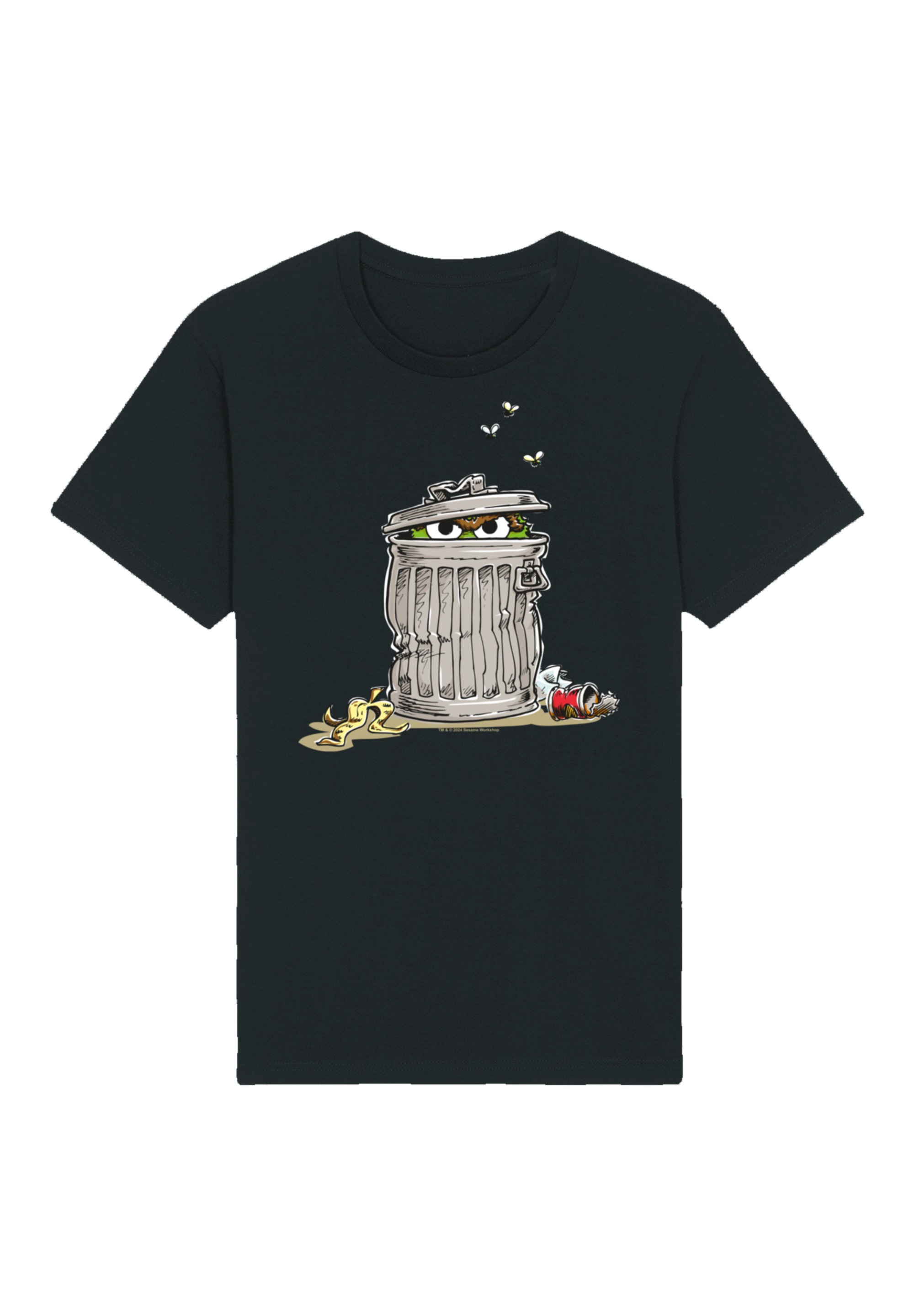 F4NT4STIC T-Shirt »Sesamstraße Oscar Tresh Box«, Premium Qualität